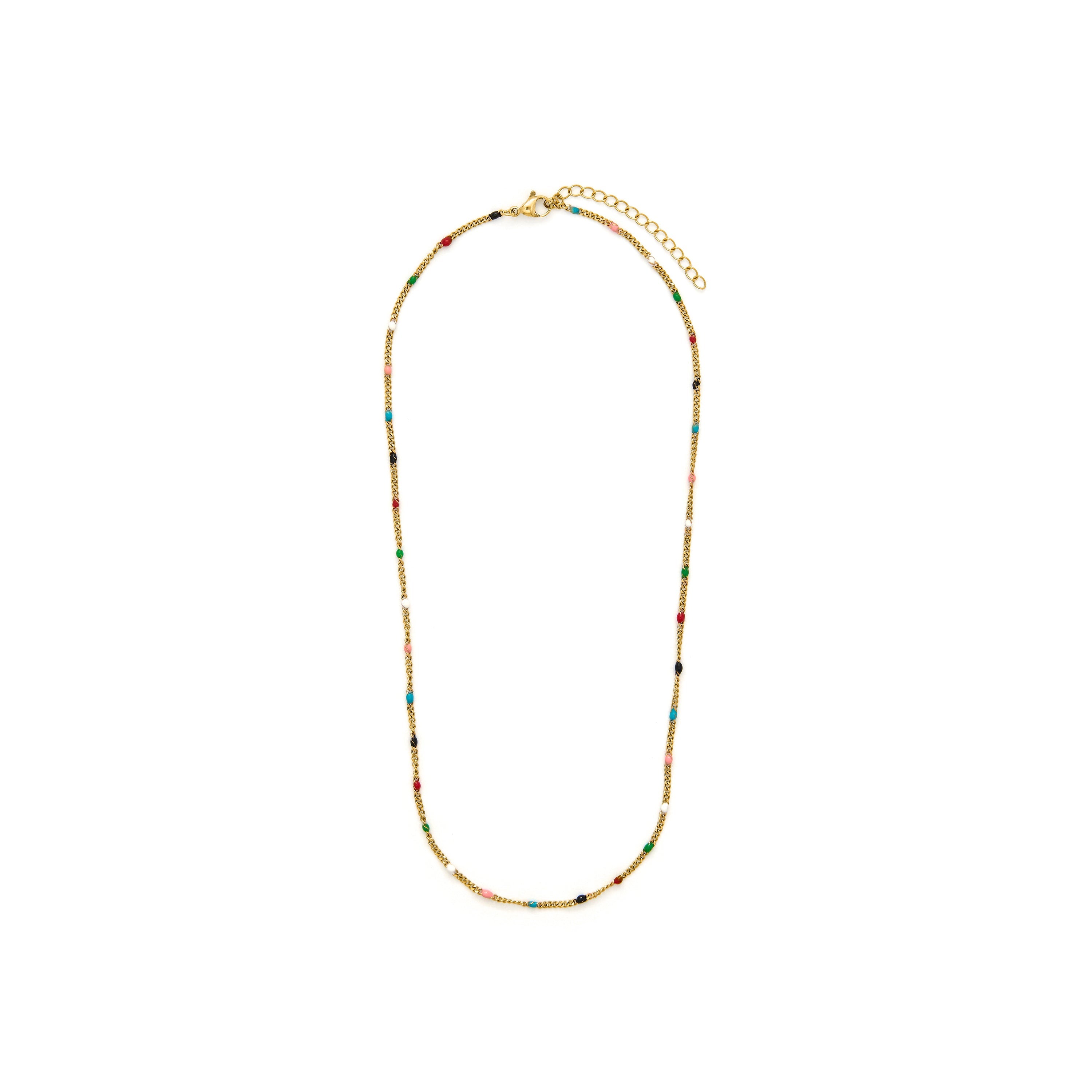 18k Yellow Gold Plated 45cm Necklace - Ramio