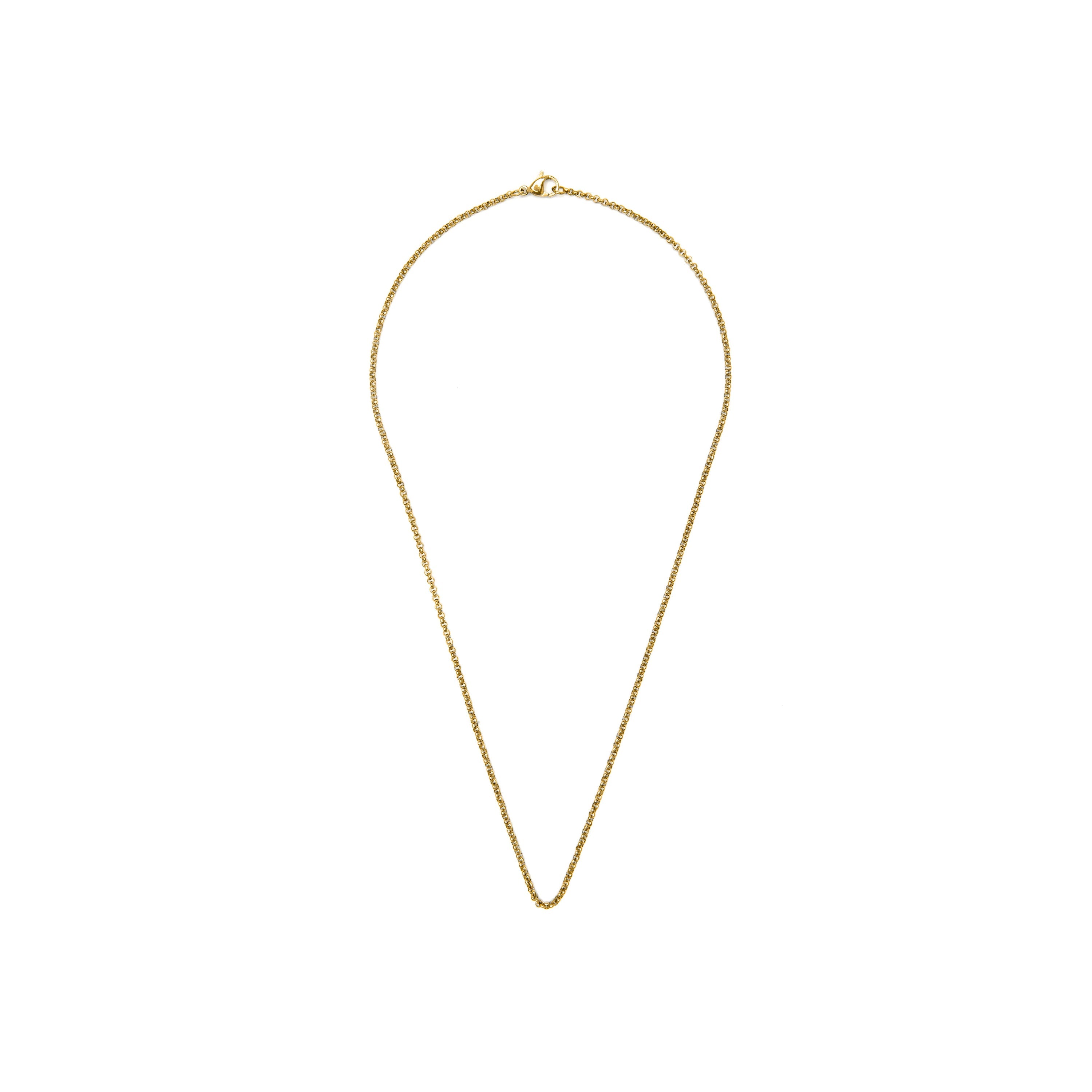 18k Yellow Gold Plated 45cm Necklace - Akido