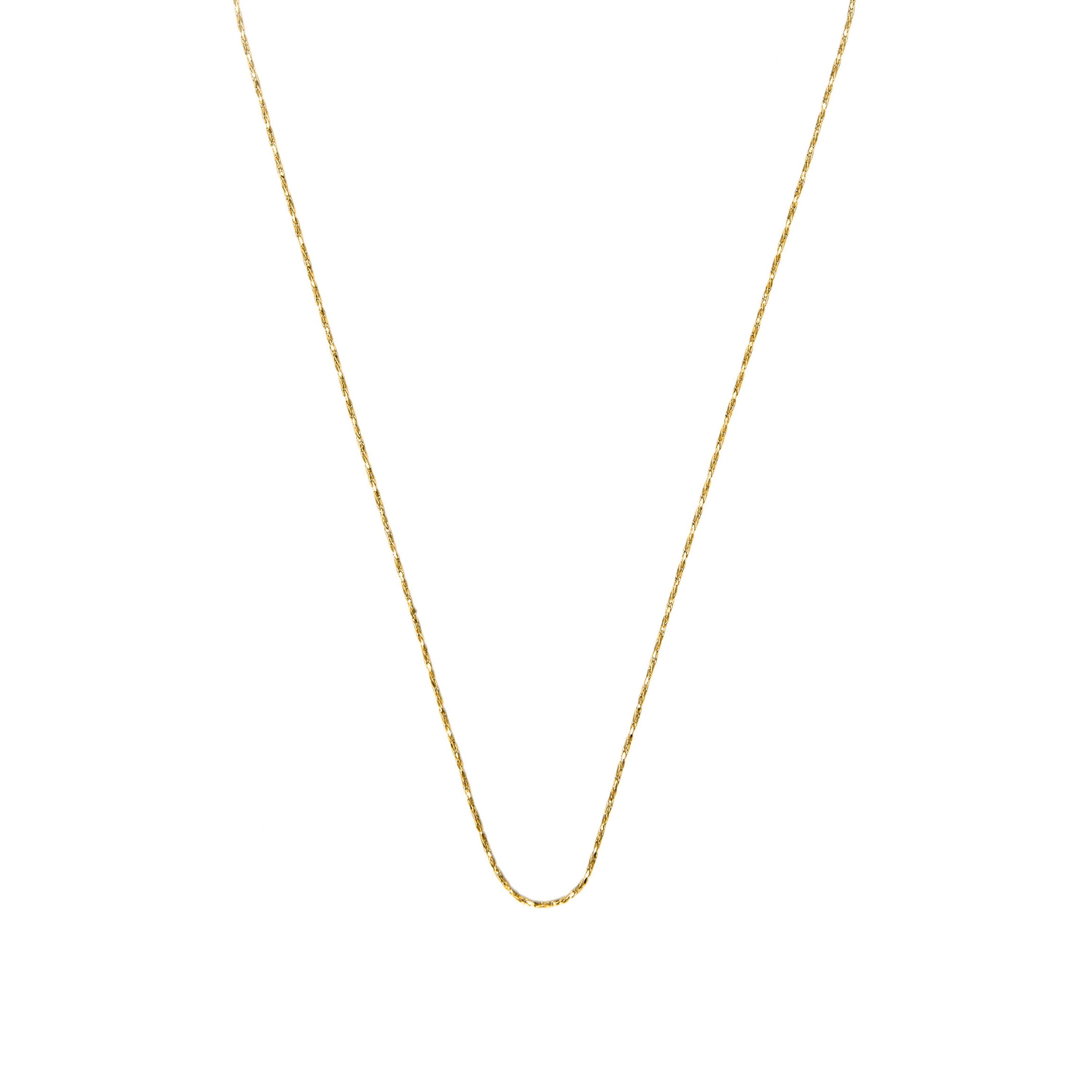 18k Yellow Gold Plated 45cm Necklace - Abki