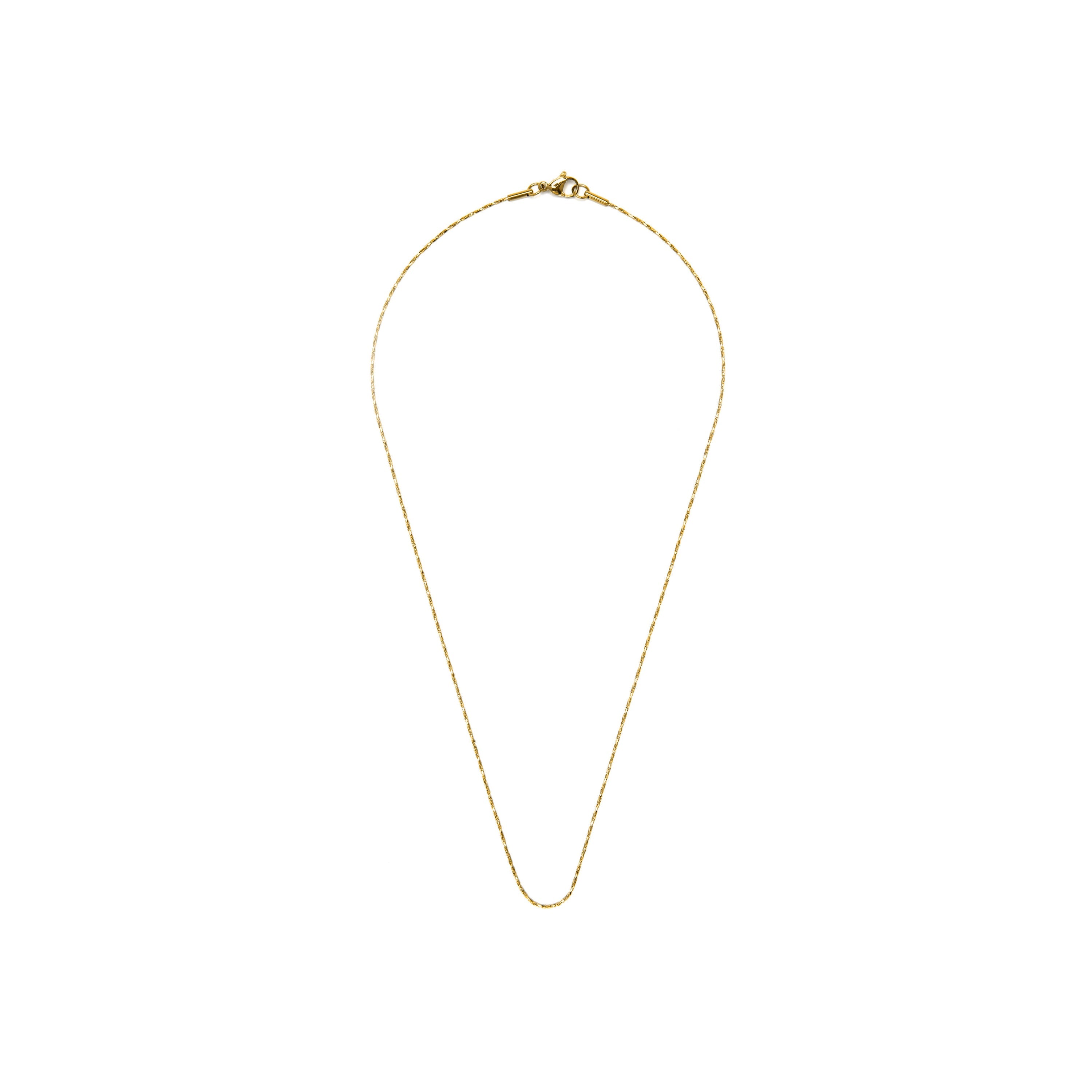 18k Yellow Gold Plated 45cm Necklace - Abki