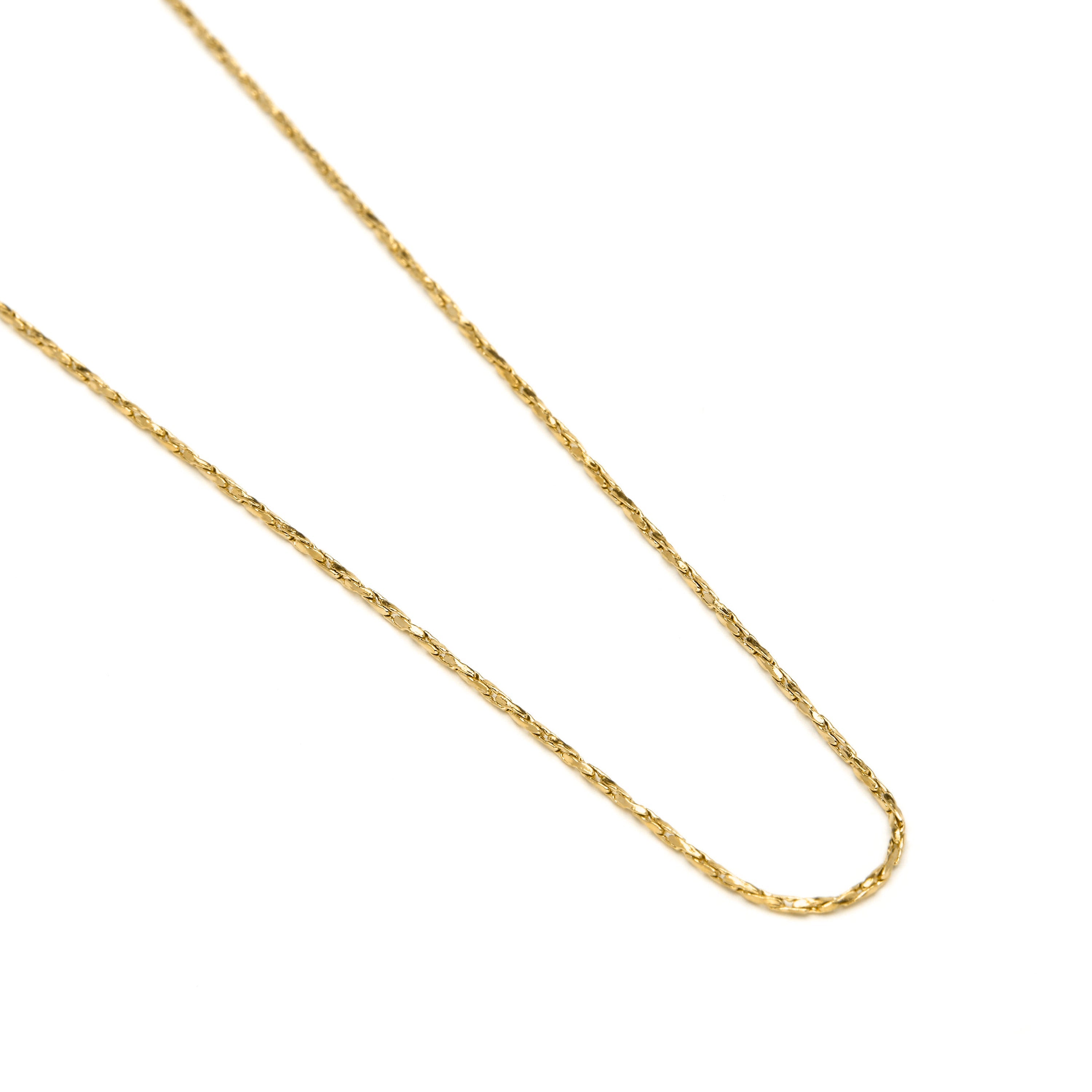 18k Yellow Gold Plated 45cm Necklace - Abki