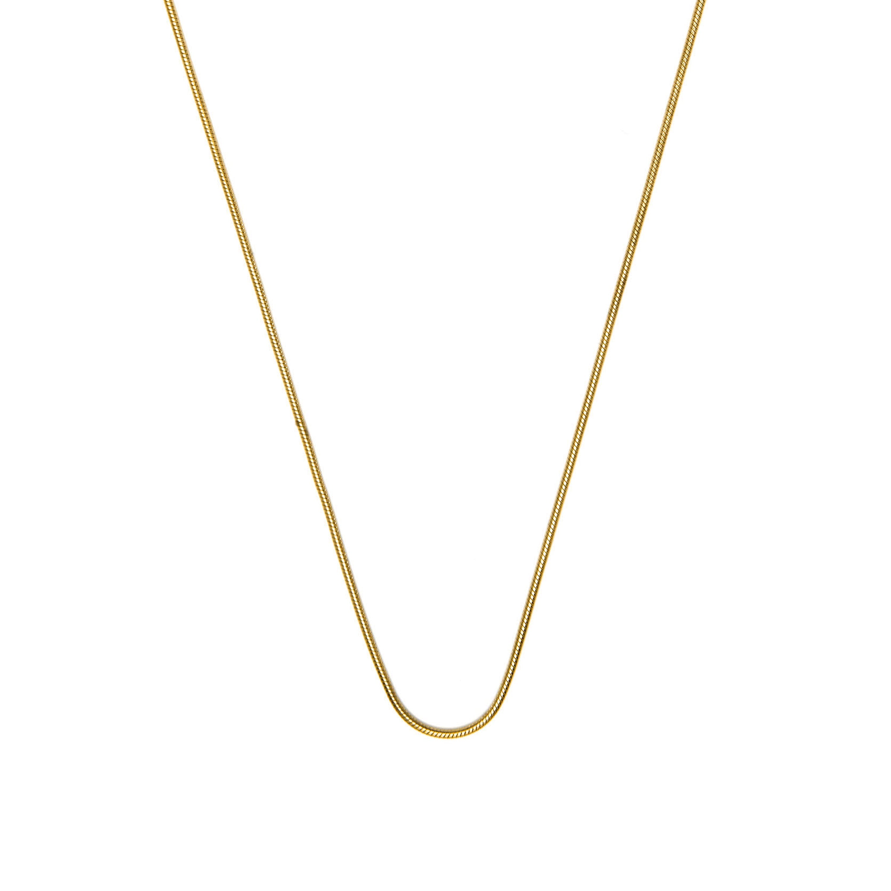 18k Yellow Gold Plated 45cm Necklace - Axio
