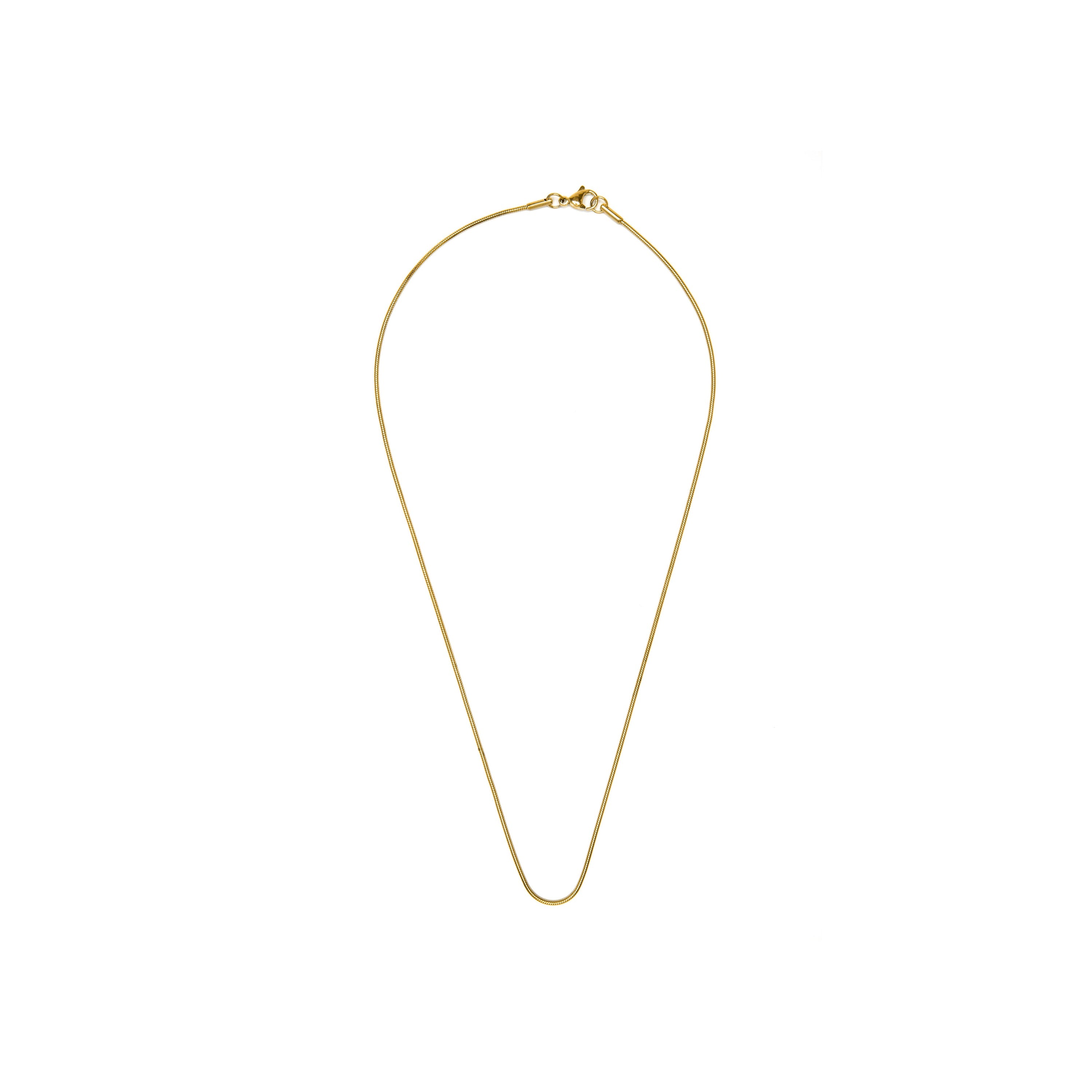 18k Yellow Gold Plated 45cm Necklace - Axio