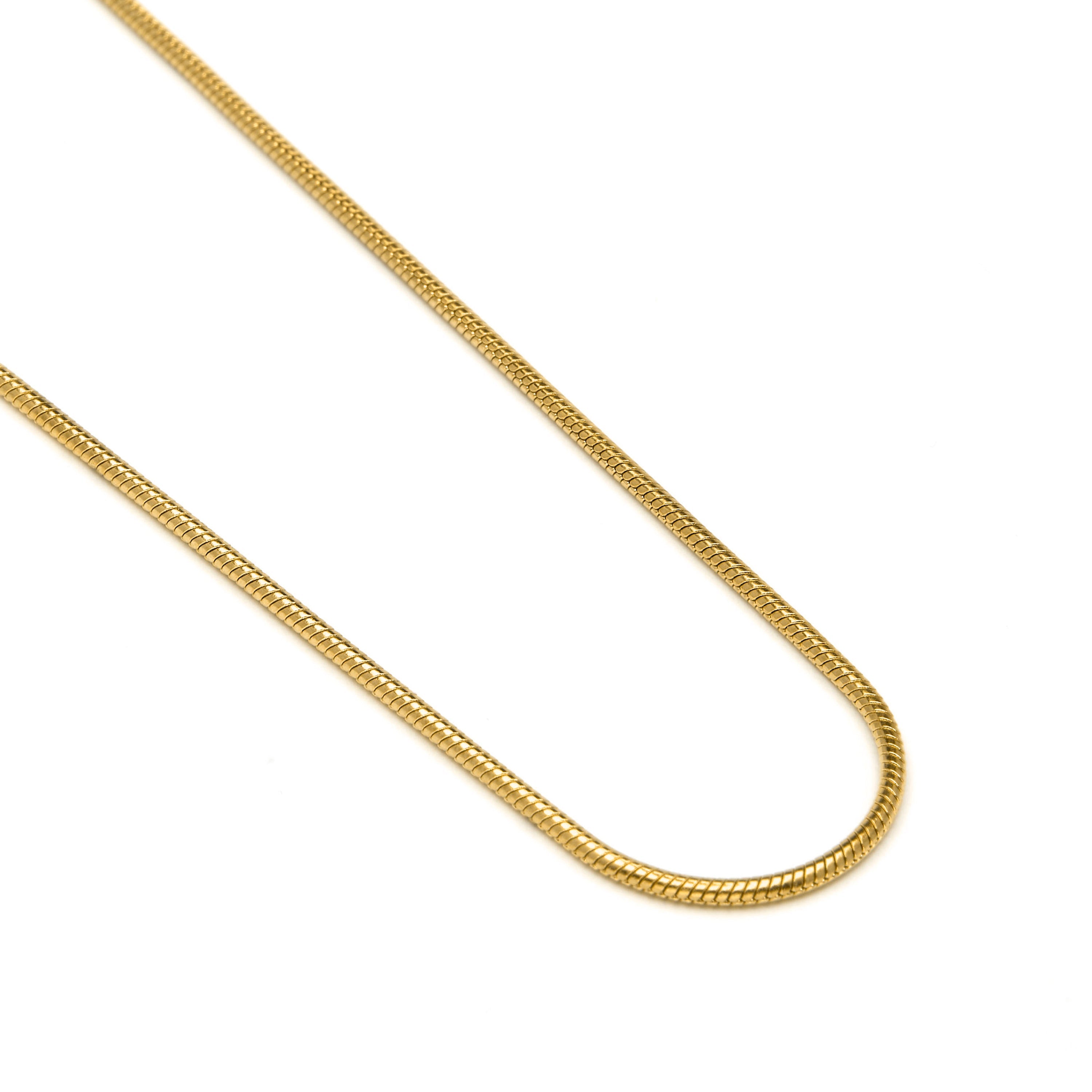 18k Yellow Gold Plated 45cm Necklace - Axio