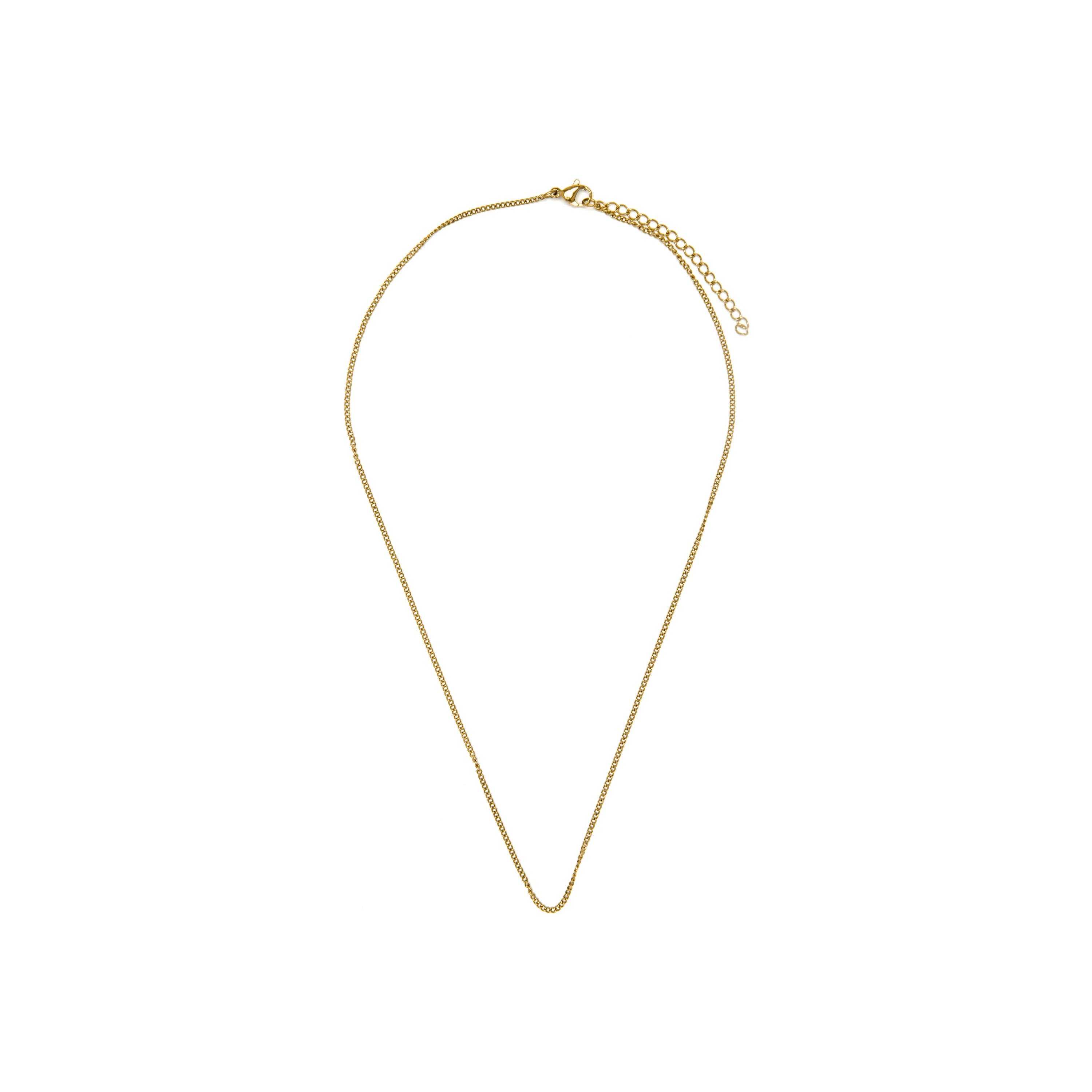 18k Yellow Gold-plated 45cm Necklace - Sayas