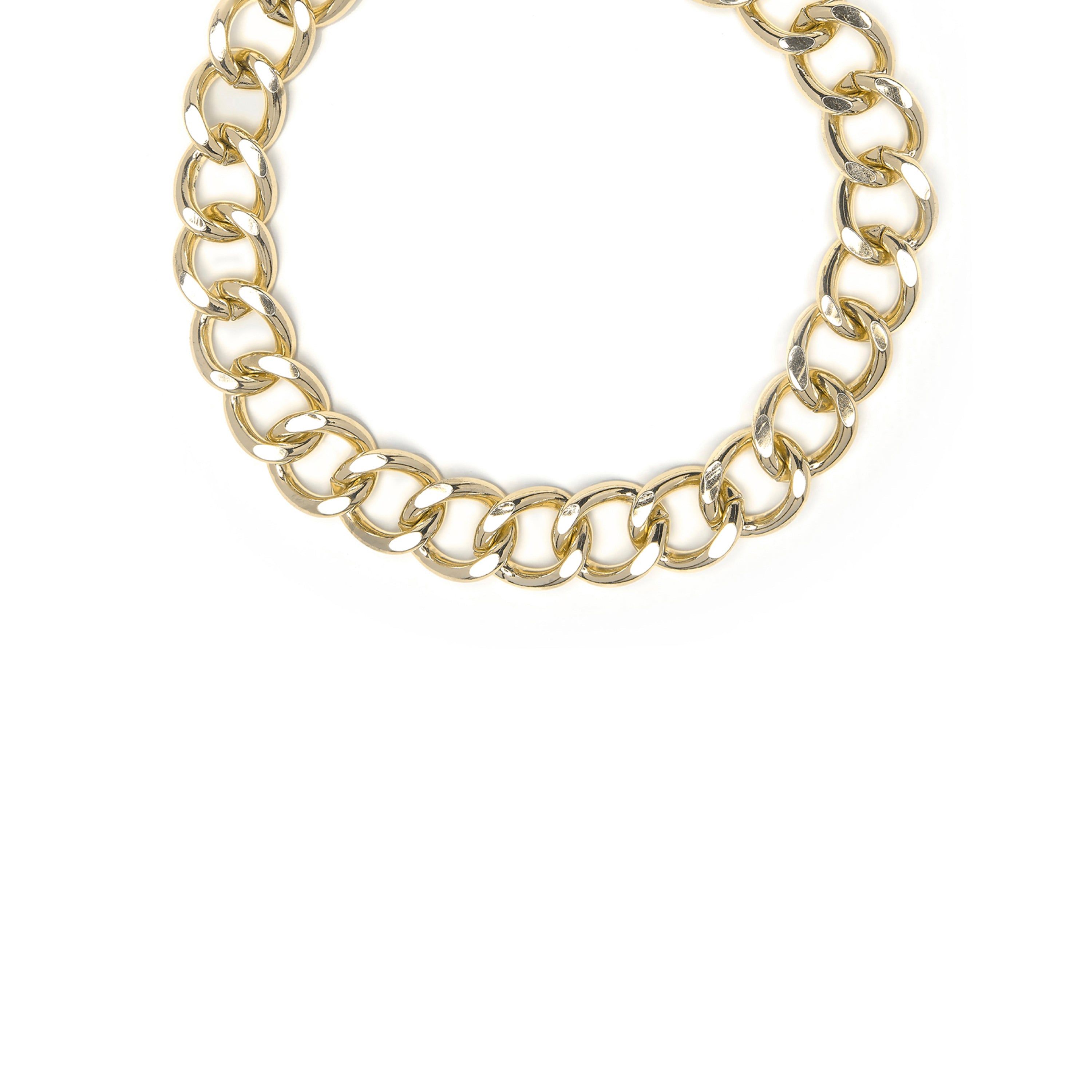 18k Yellow Gold Plated Necklace - 45cm - Moba