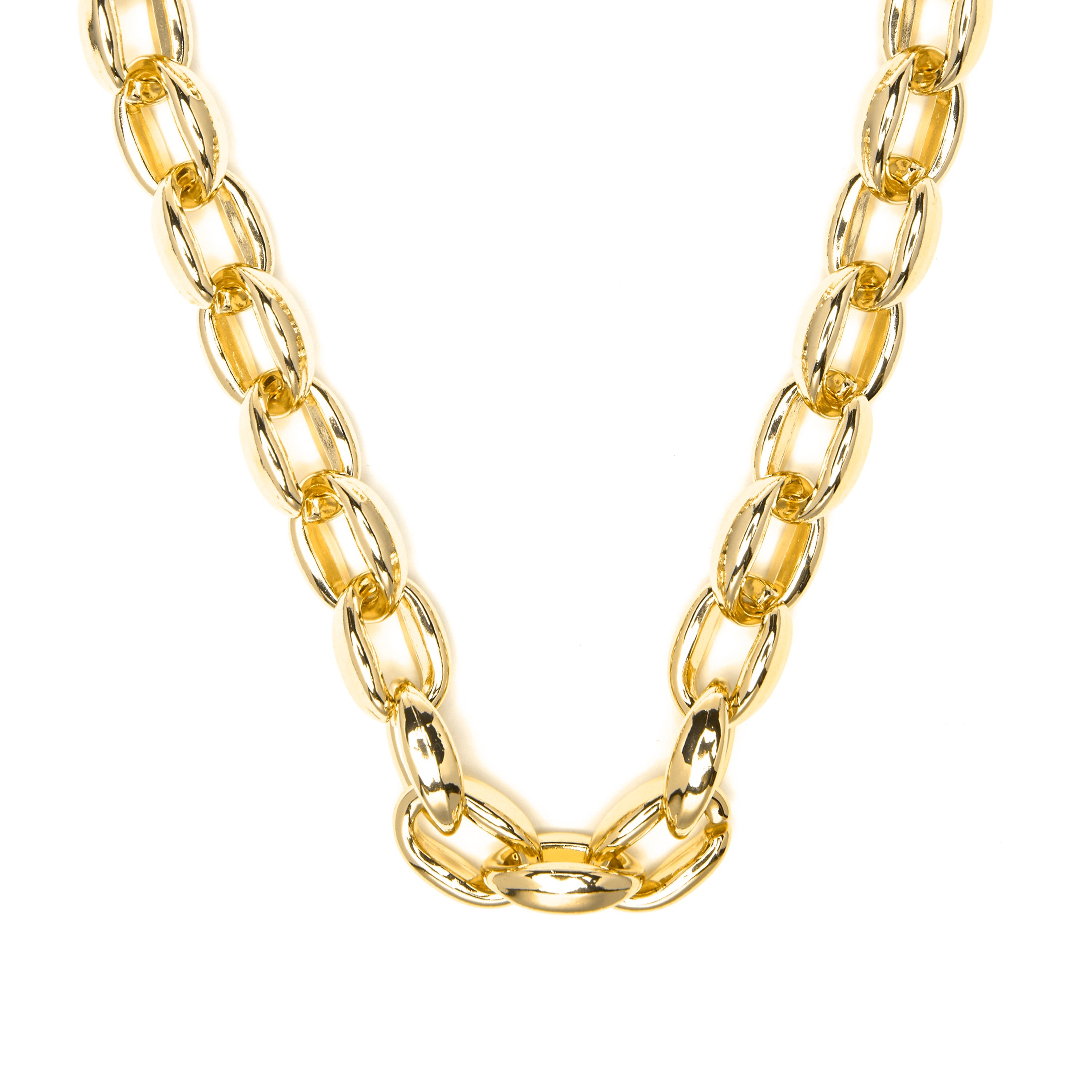 18k Yellow Gold Plated 45cm Necklace - Aula