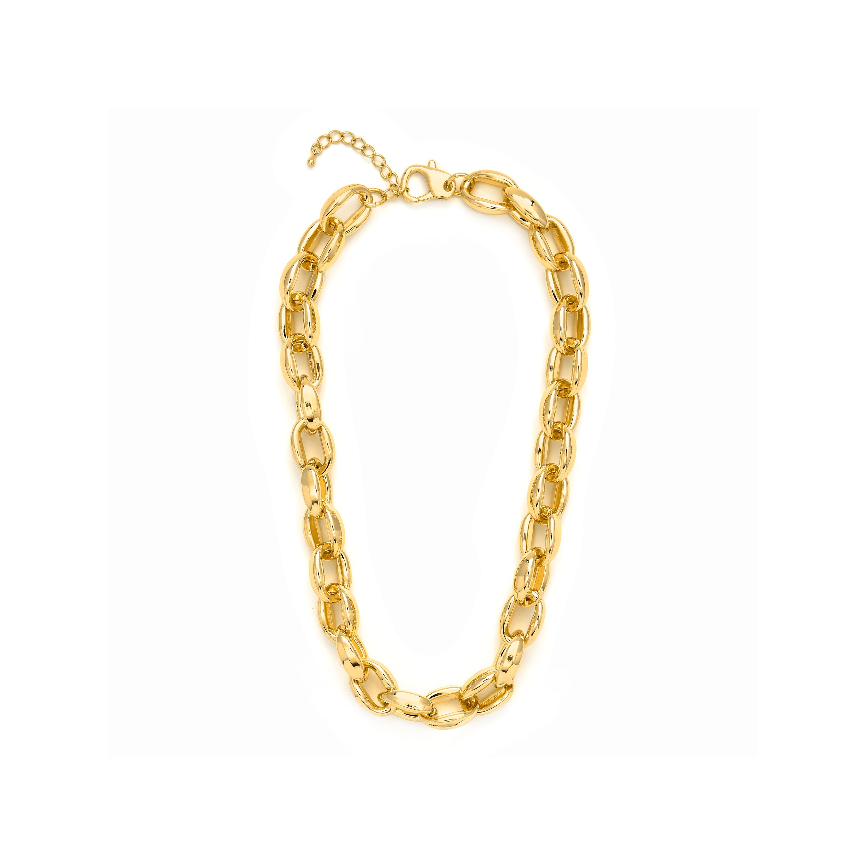 18k Yellow Gold Plated 45cm Necklace - Aula