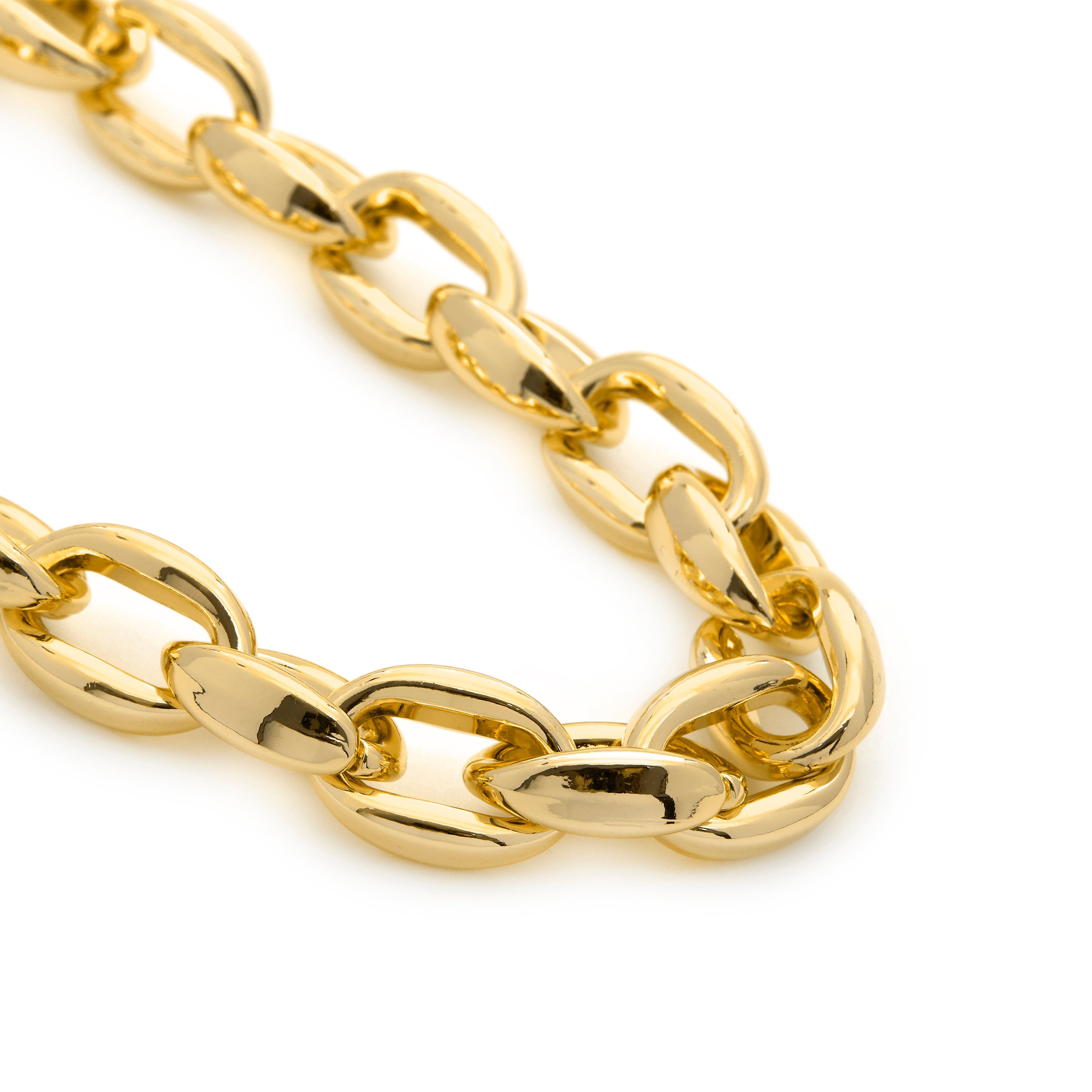 18k Yellow Gold Plated 45cm Necklace - Aula
