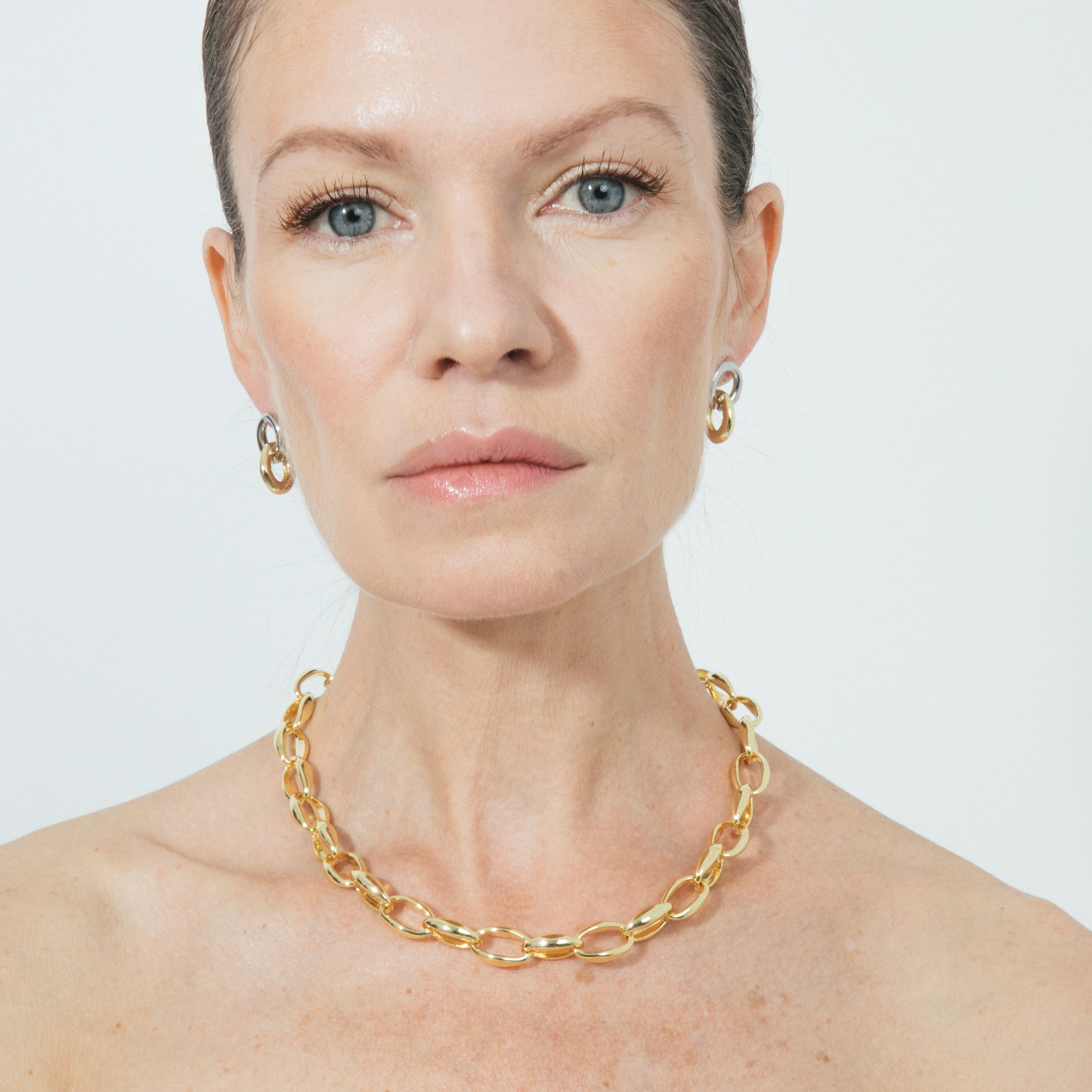 18k Yellow Gold 42cm Necklace - Hande
