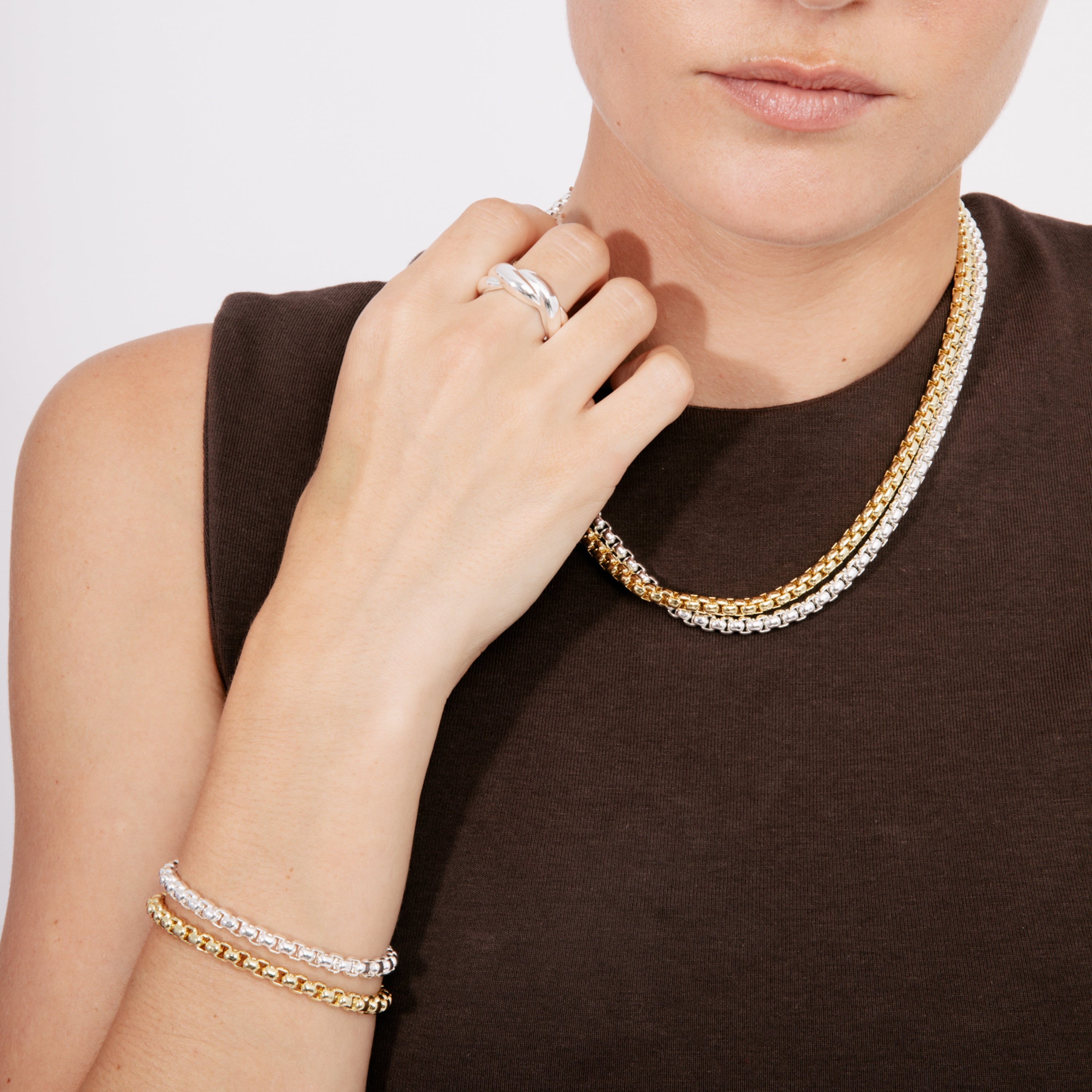 18k Yellow Gold 42cm Necklace - Zugiro