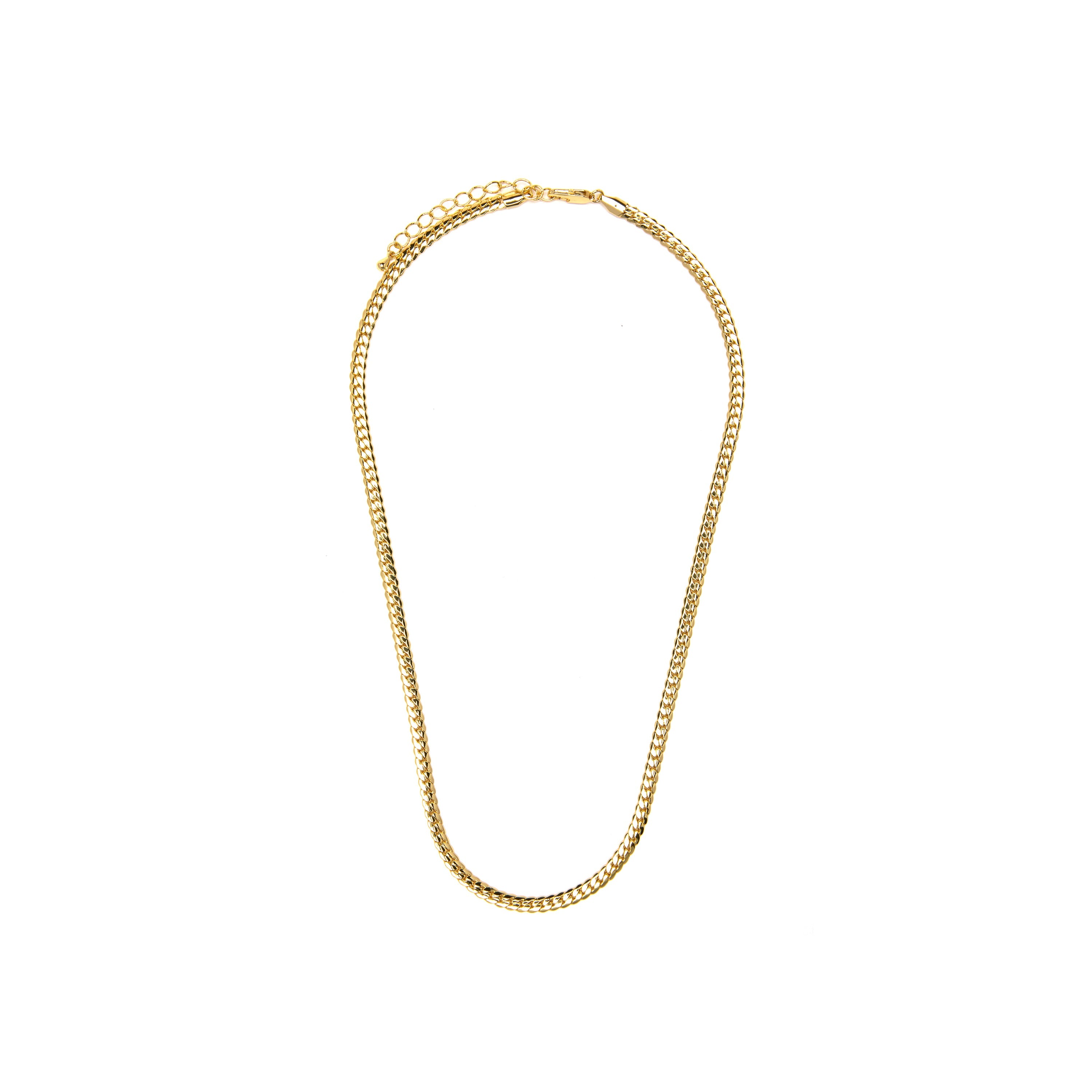 Collar de 47cm acabado en Oro Amarillo de 18k - Nanja