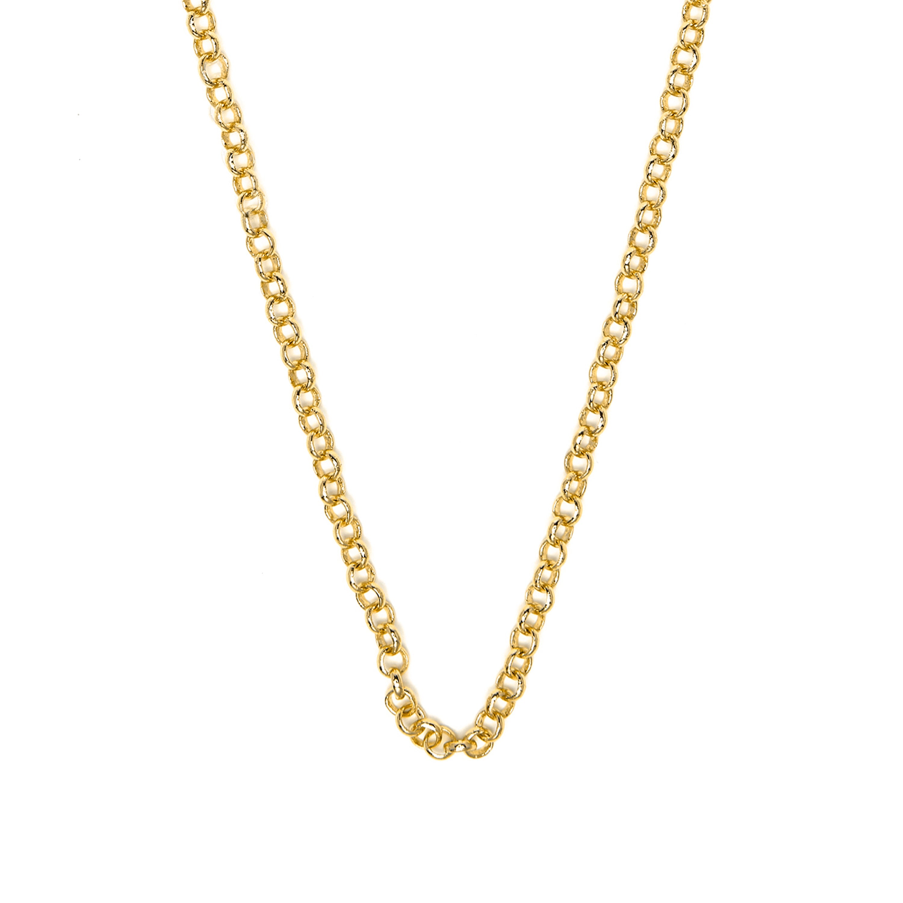 18k Yellow Gold Plated 50cm Necklace - Lakbra