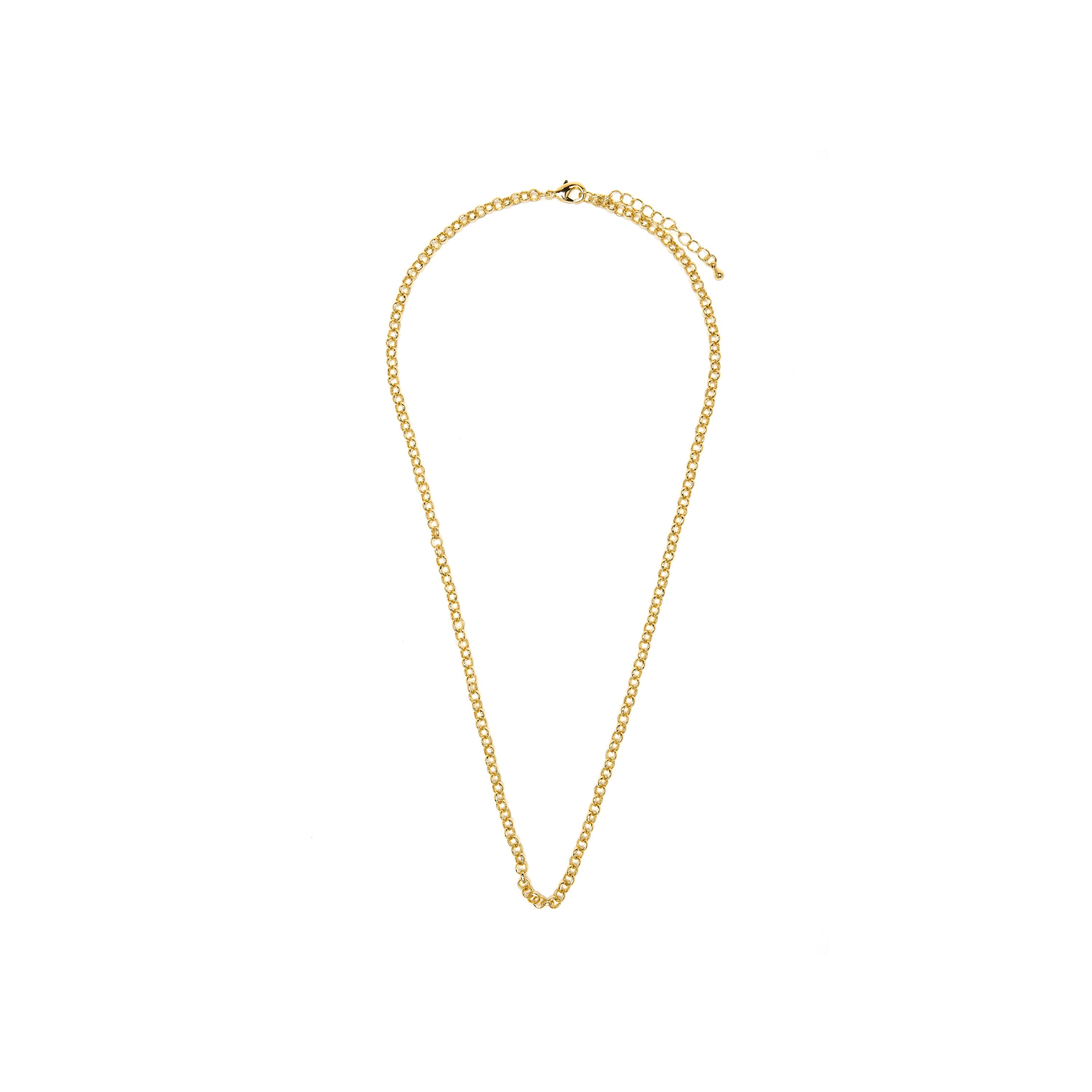 18k Yellow Gold Plated 50cm Necklace - Lakbra