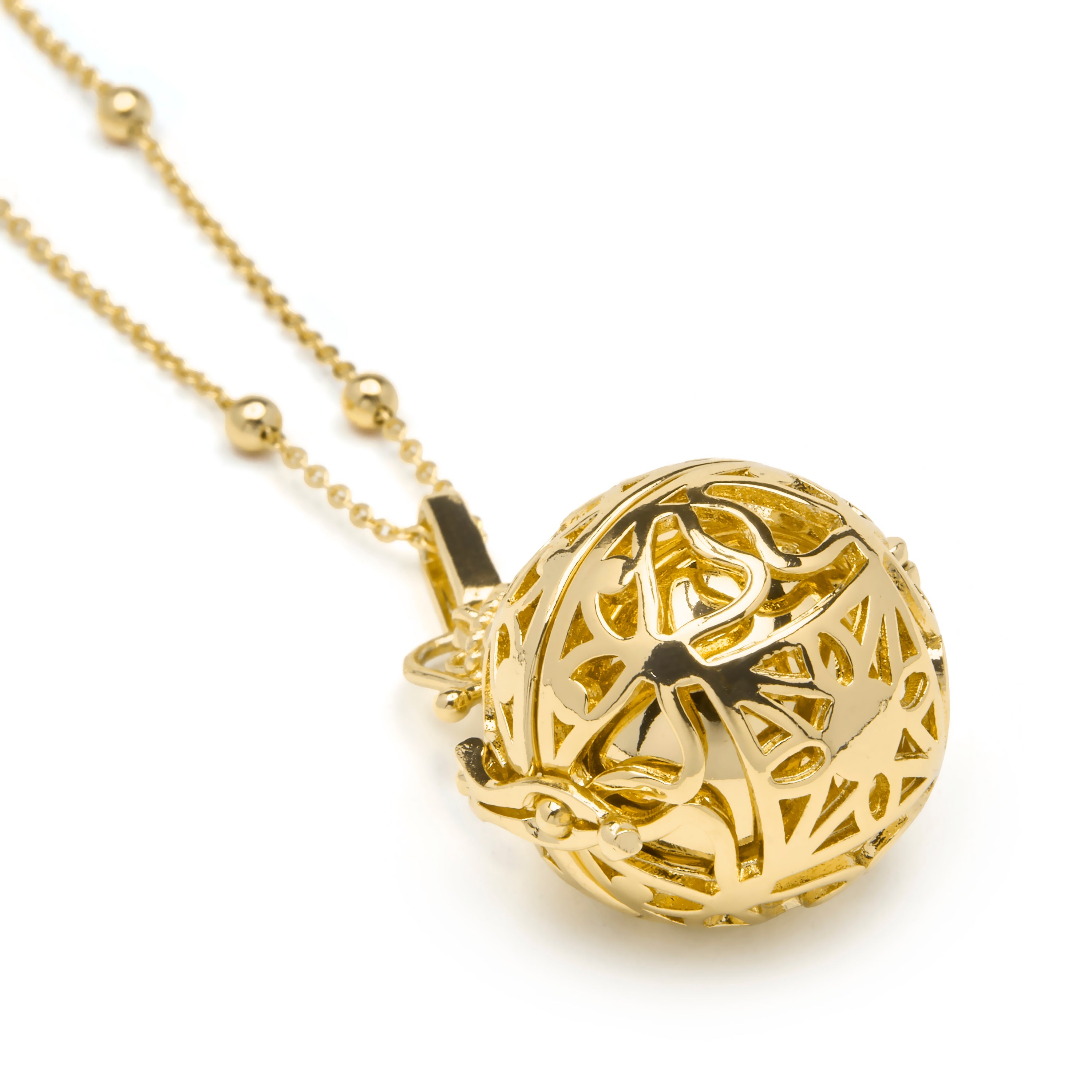 18k yellow gold-plated necklace - Kalik