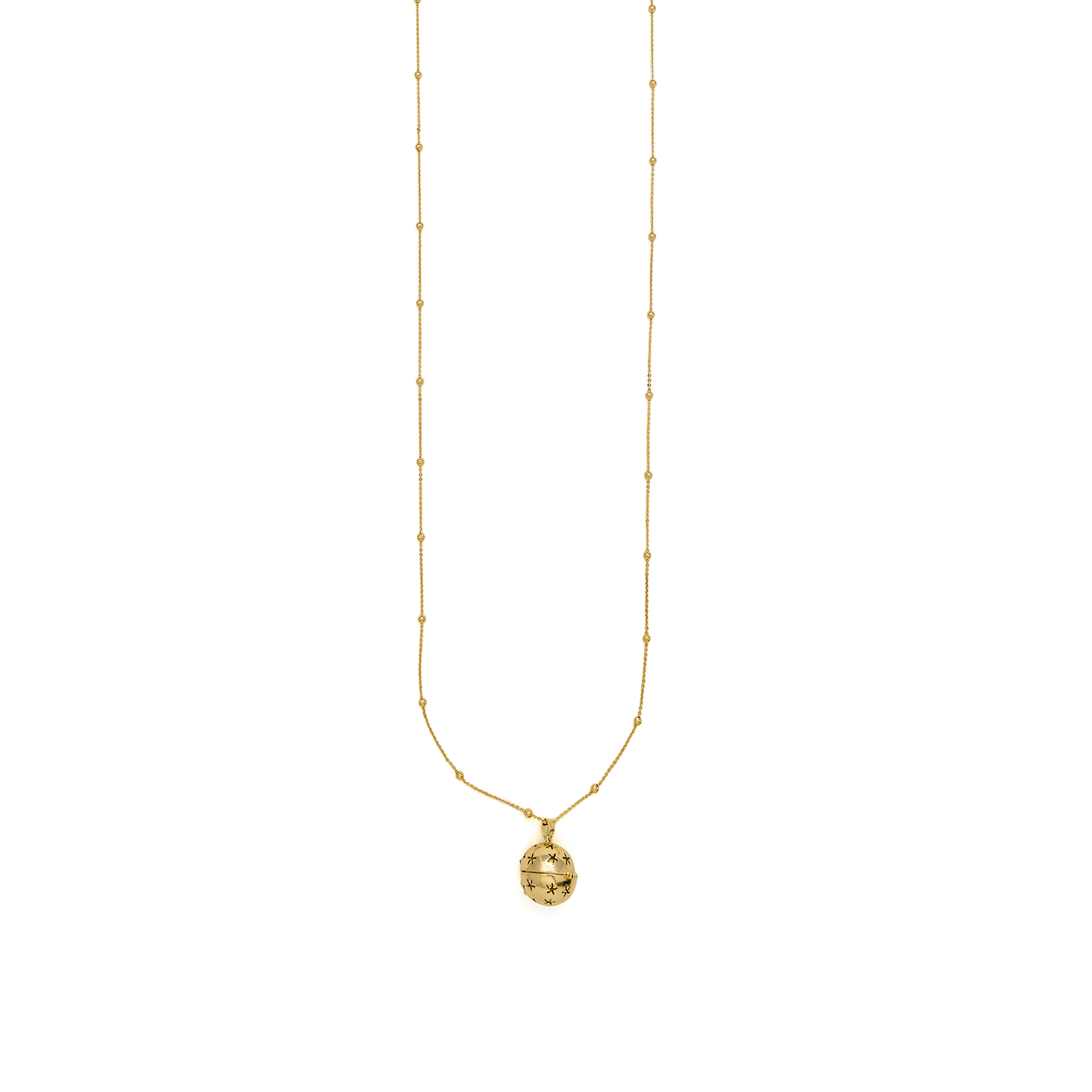 18k yellow gold-plated necklace - Yebah