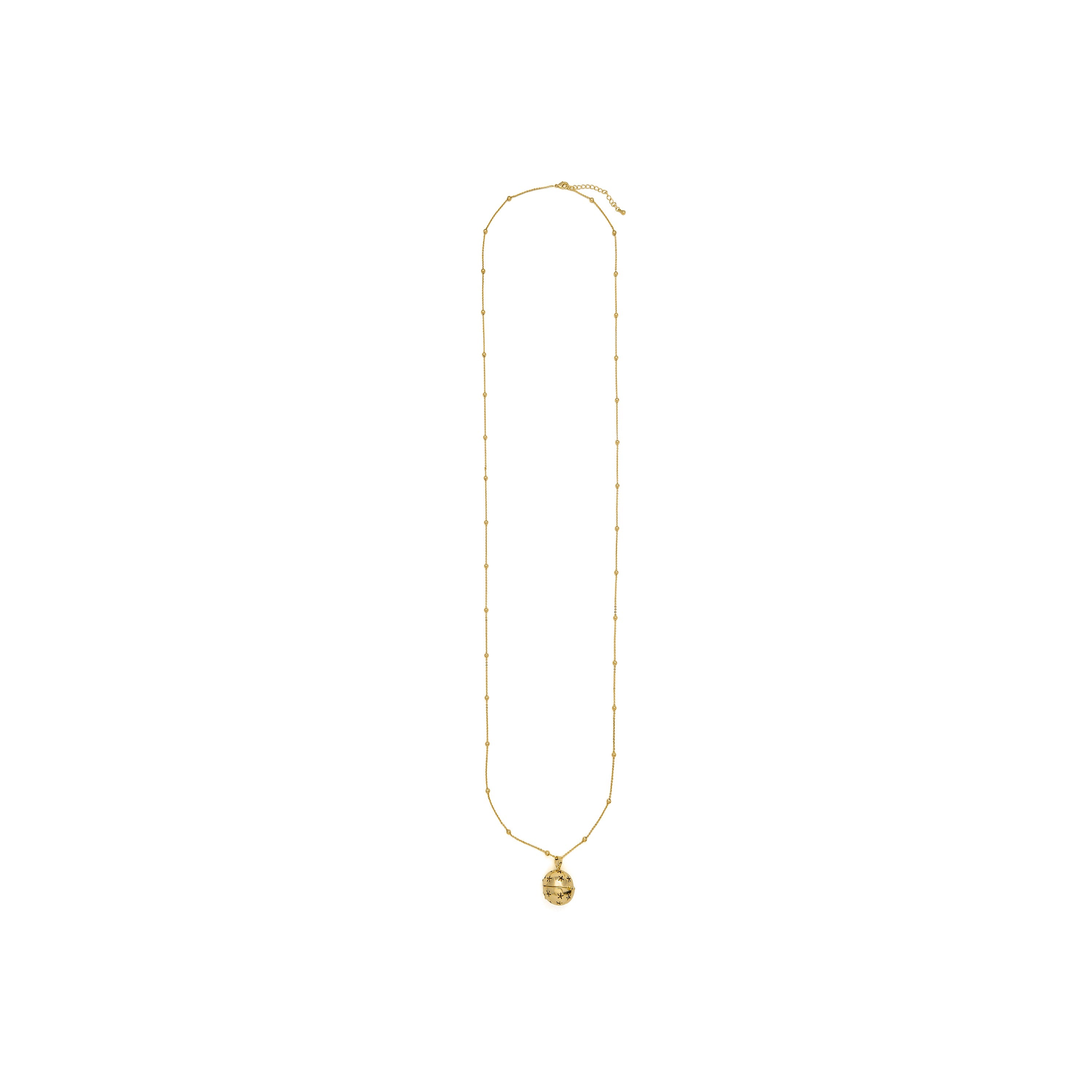 18k yellow gold-plated necklace - Yebah