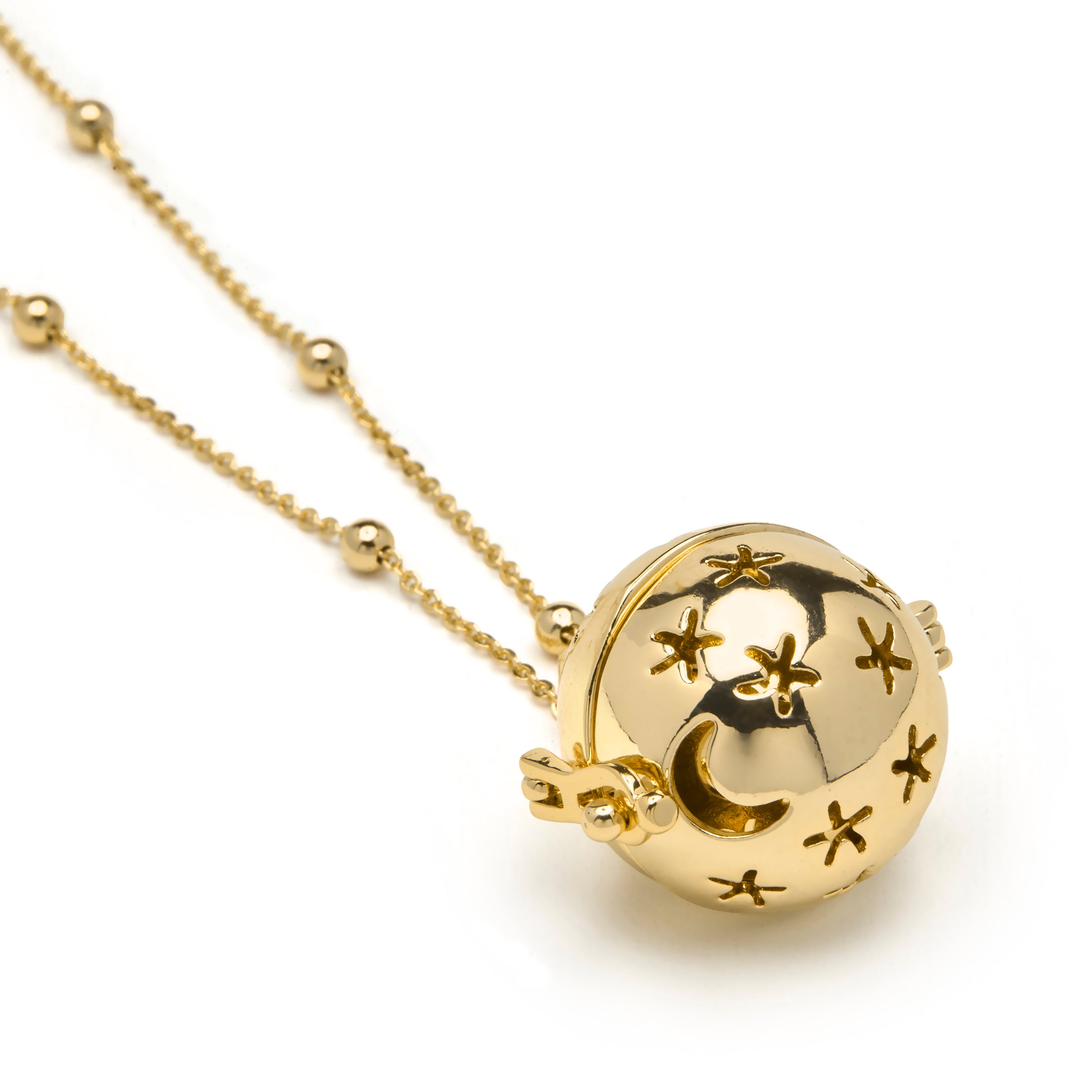 18k yellow gold-plated necklace - Yebah