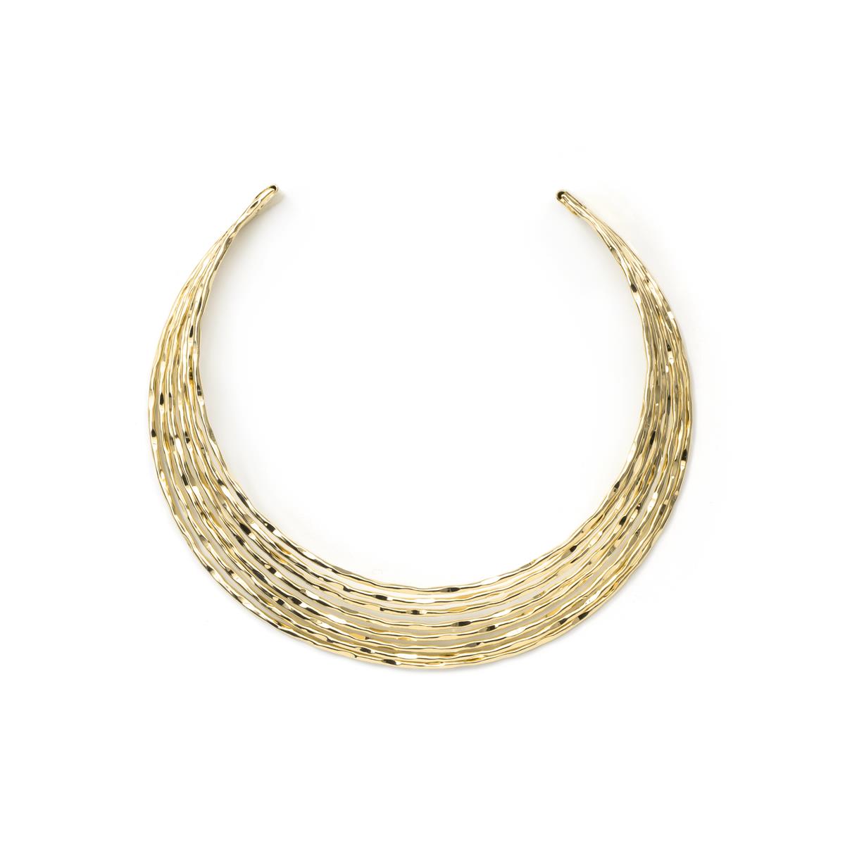 18k yellow gold-plated necklace - Kaku