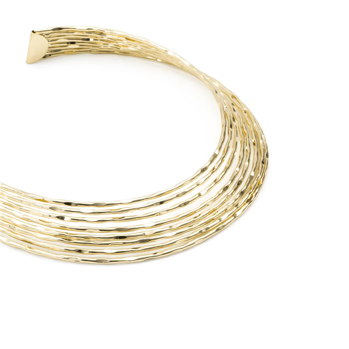 18k yellow gold-plated necklace - Kaku