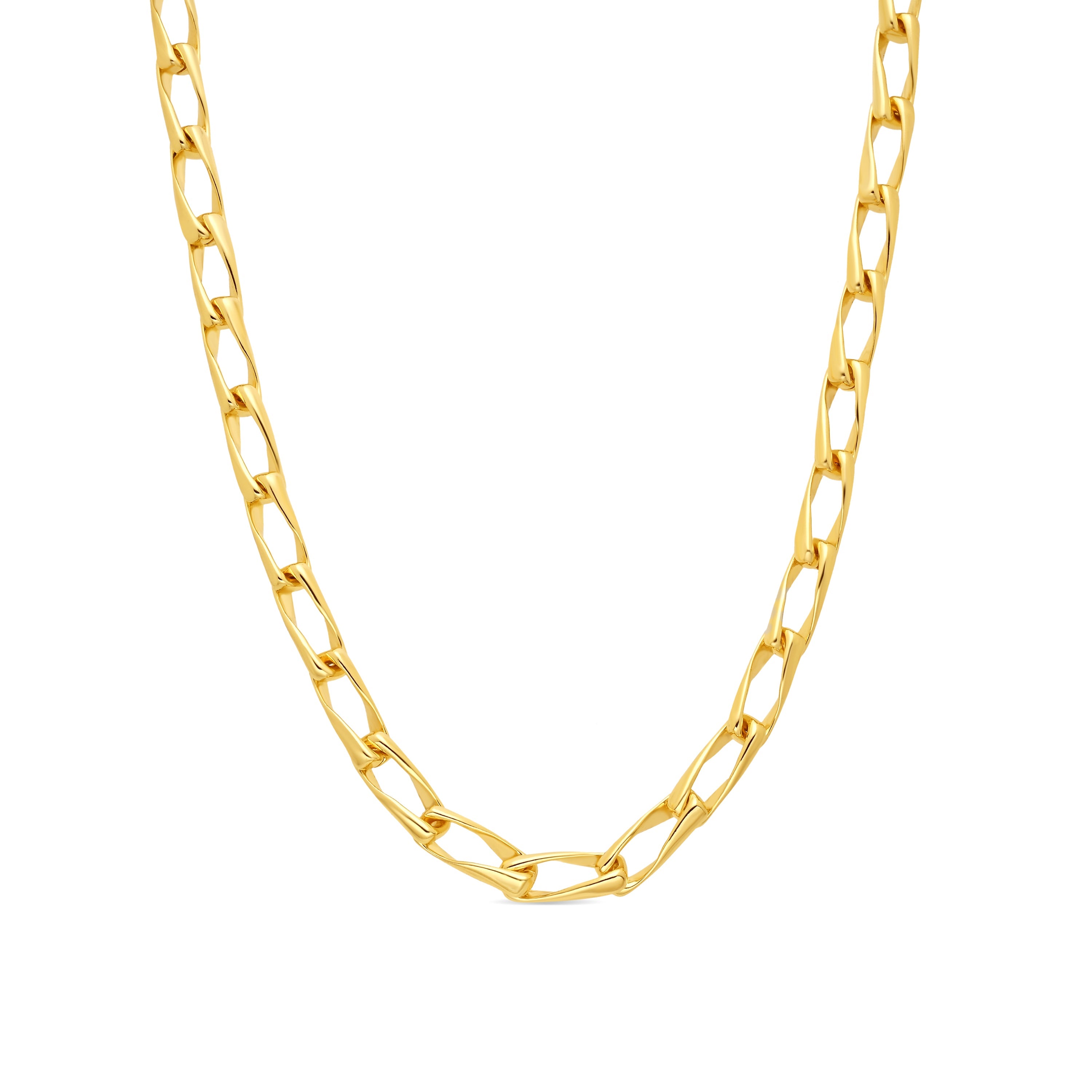 18k Yellow Gold-Plated Necklace - Rikar