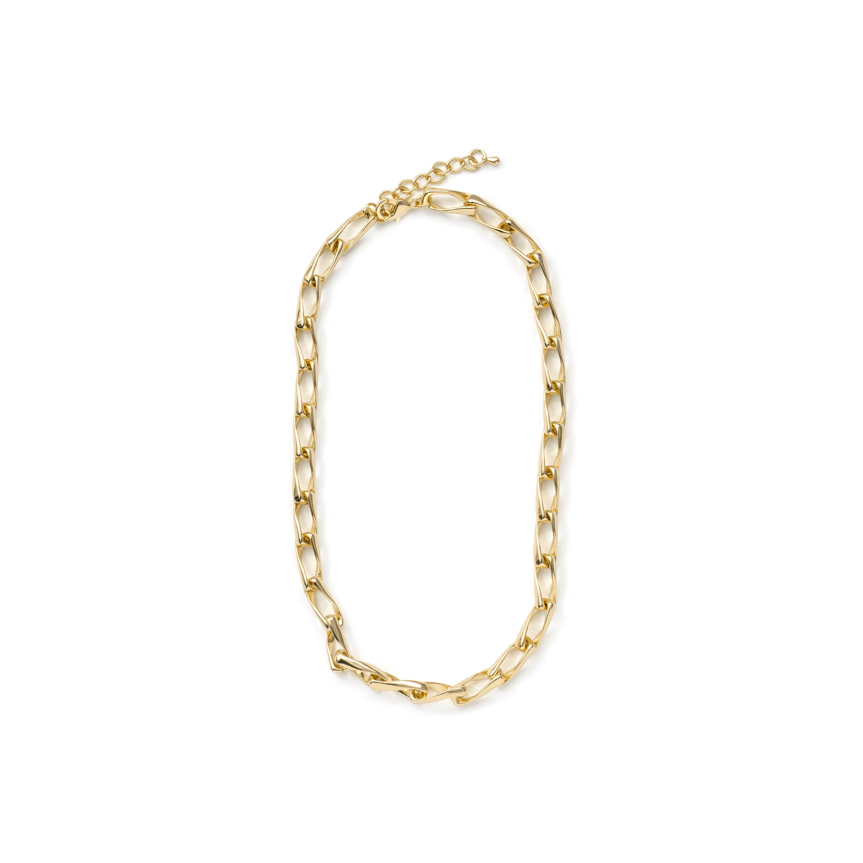 18k Yellow Gold-Plated Necklace - Rikar