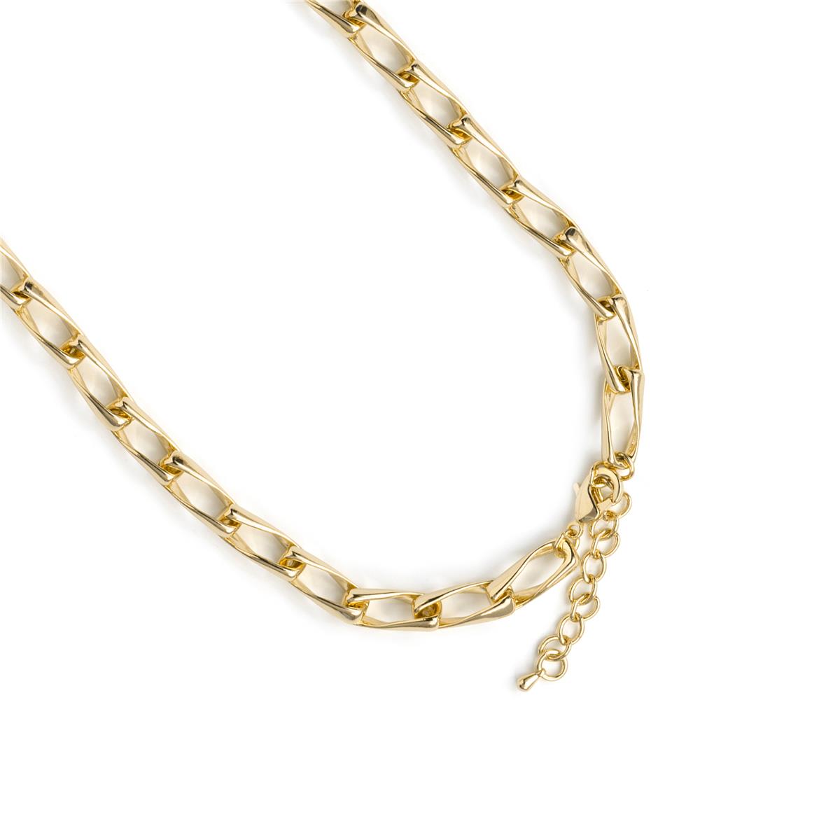 18k Yellow Gold-Plated Necklace - Rikar