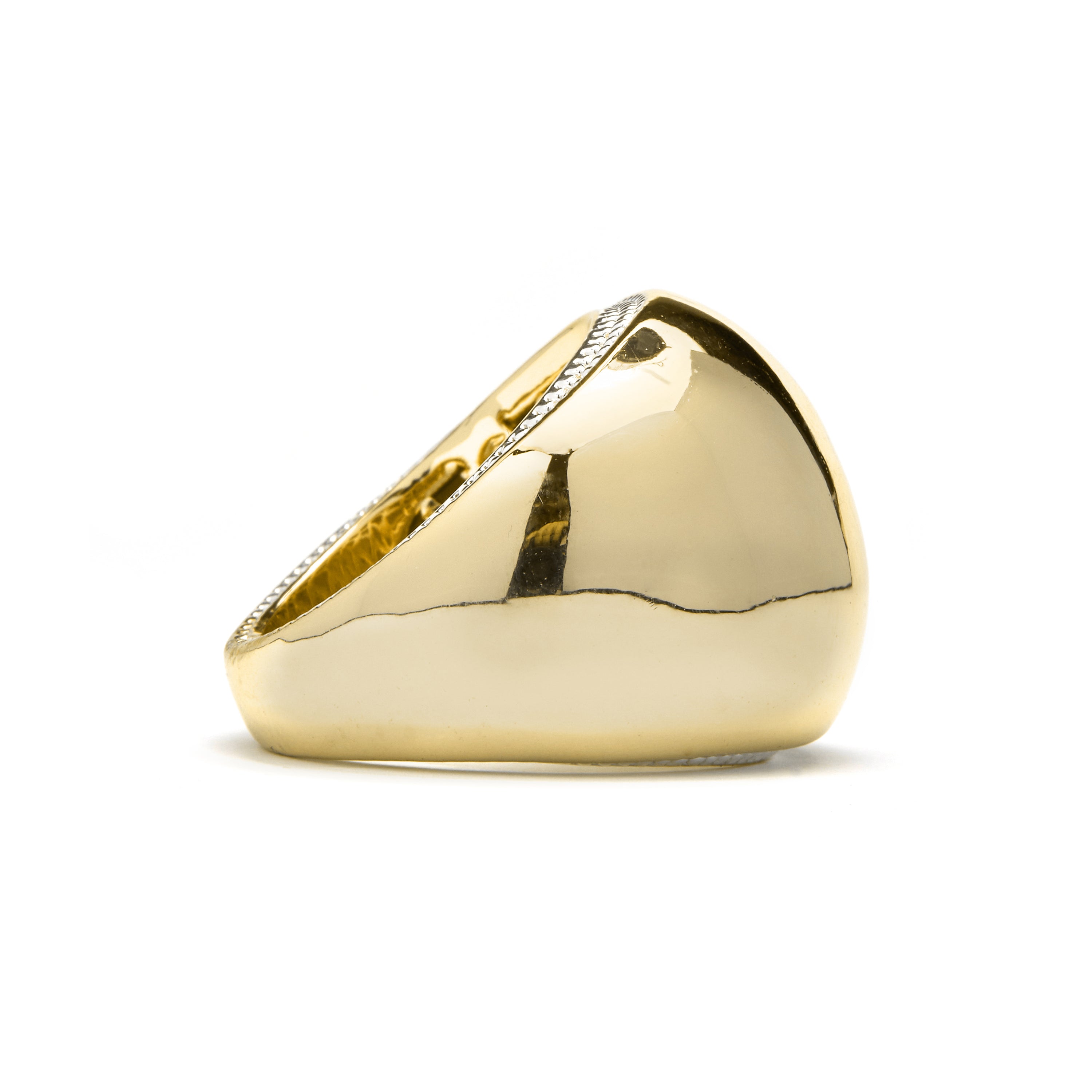 Ring finished in 18K yellow gold - Eharbel