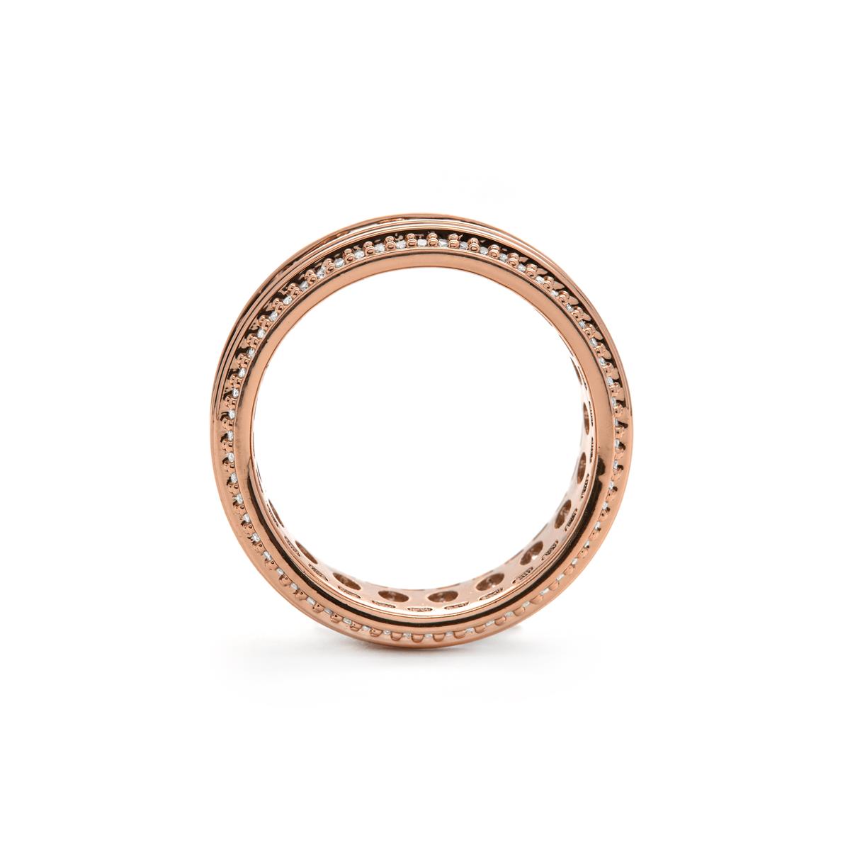 18k Yellow Gold Finish Multicolor Zircon Ring - Hudio
