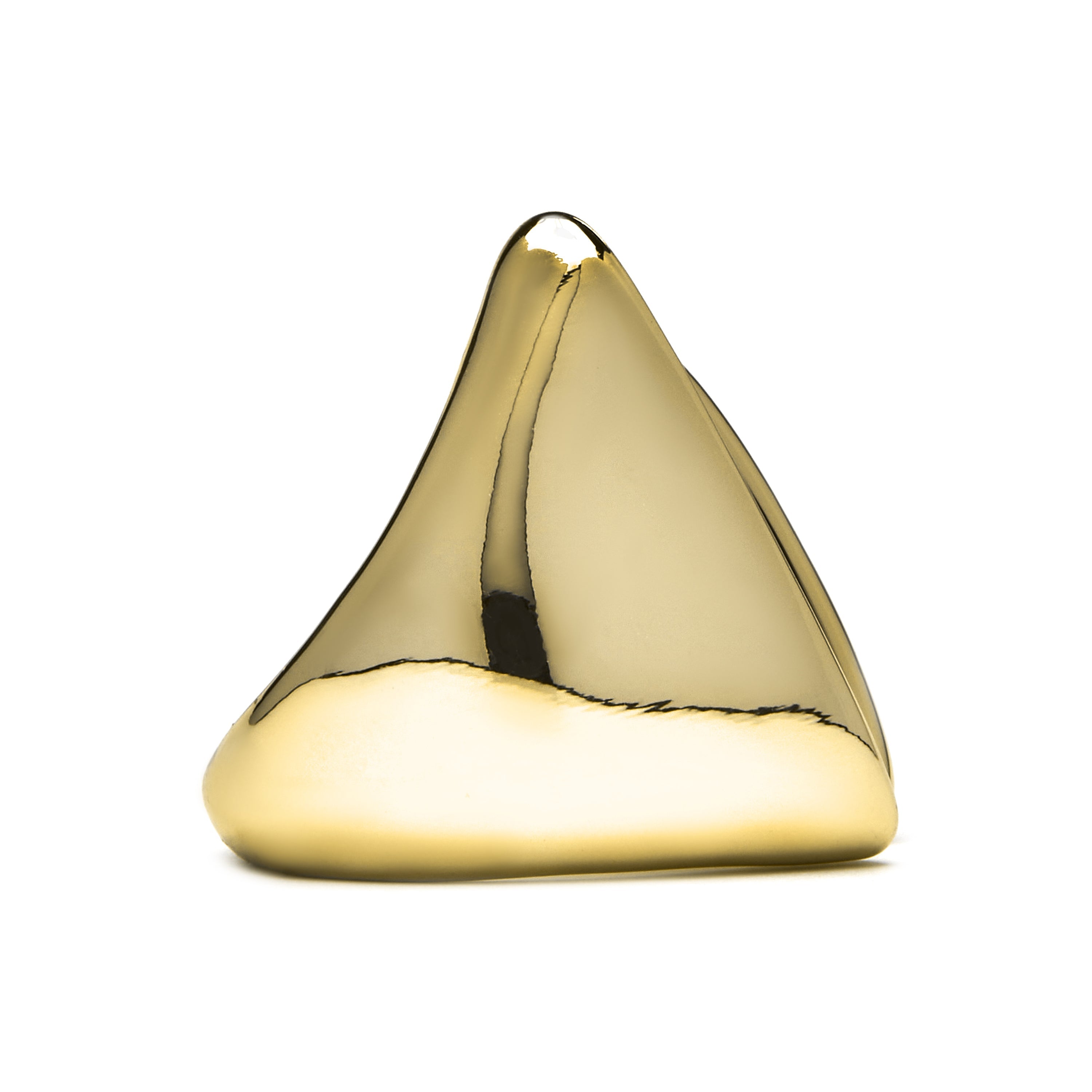 Black Resin Ring with 18k Gold Finish - Modwi