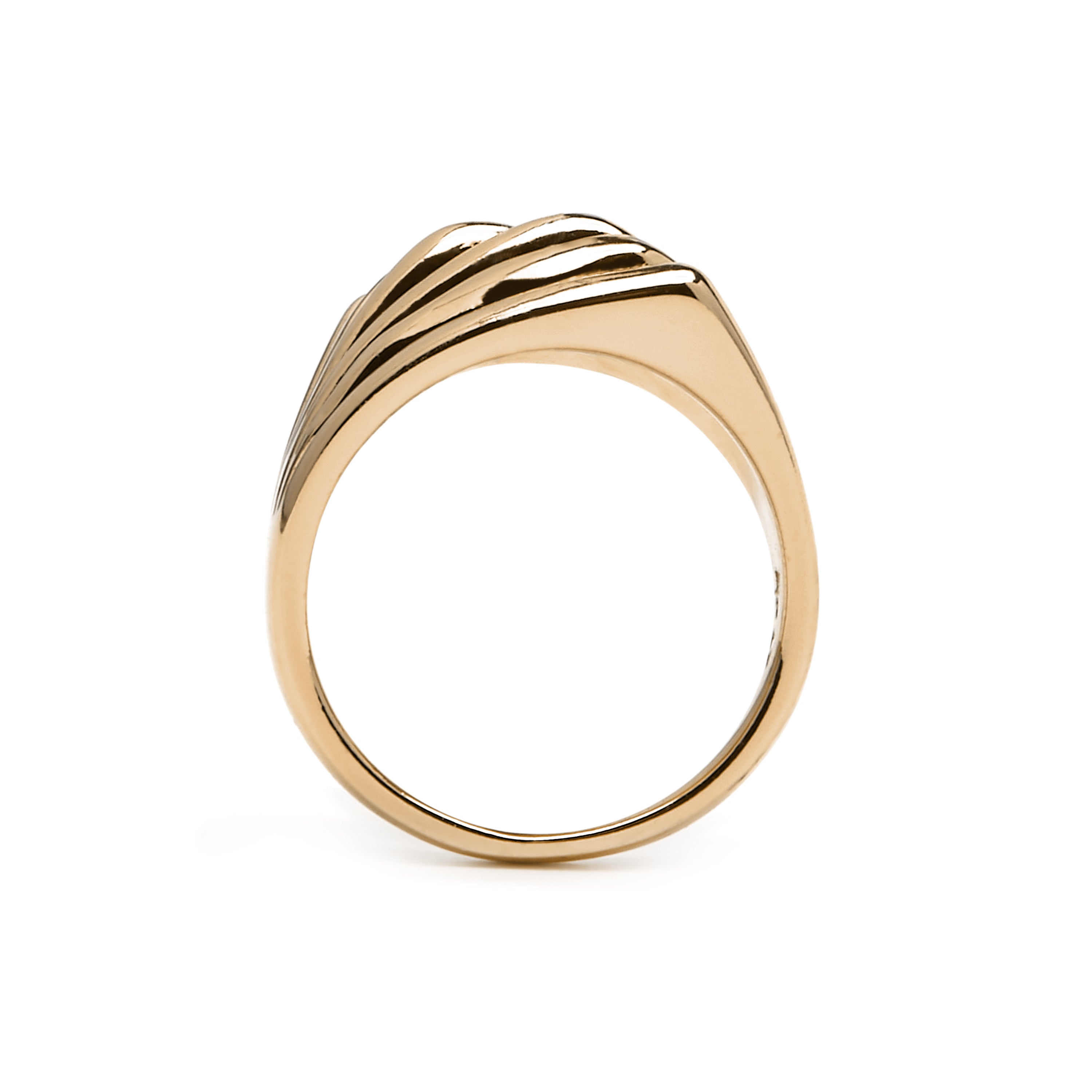 18k yellow gold finished ring - Rorrie
