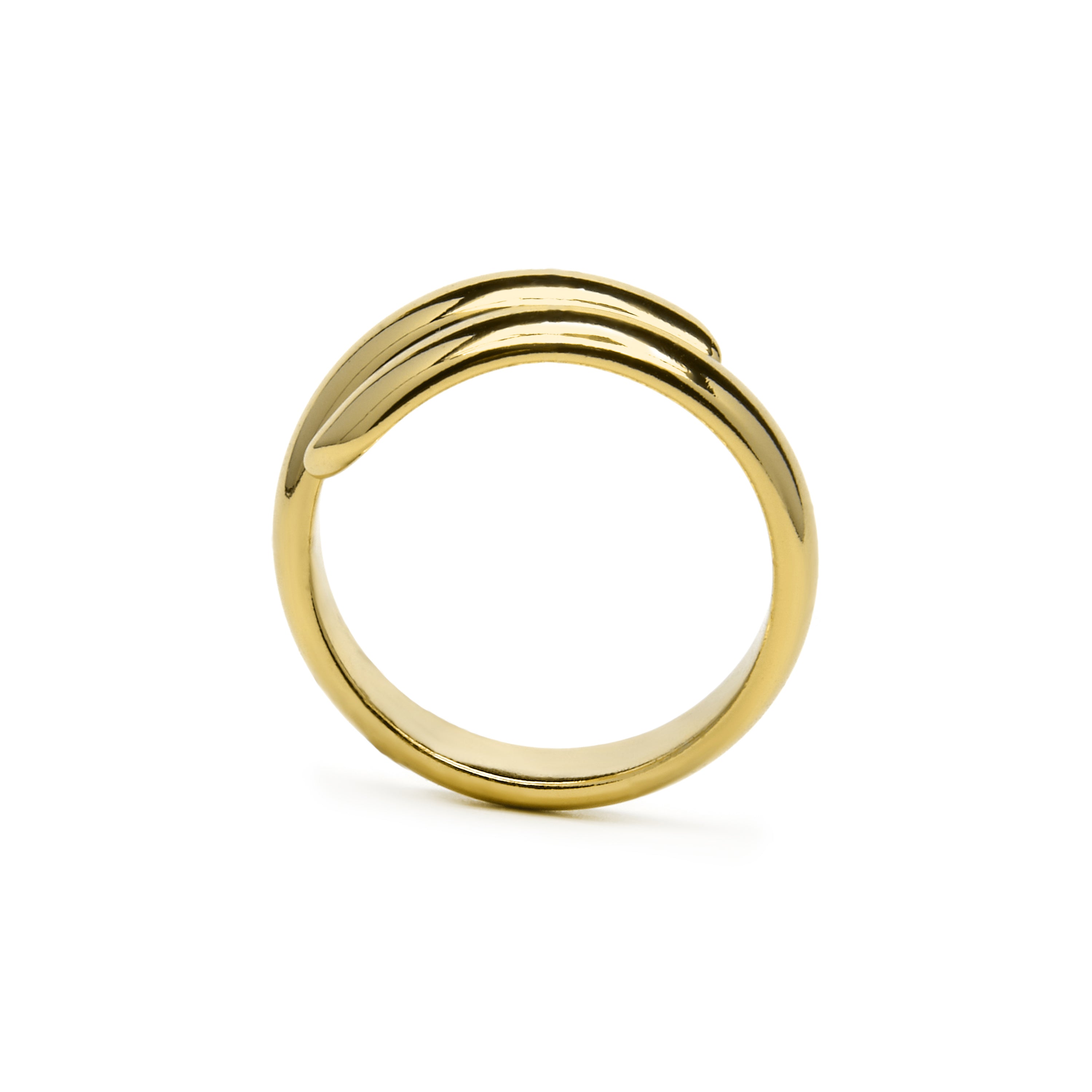 18k yellow gold finish ring - Ririel