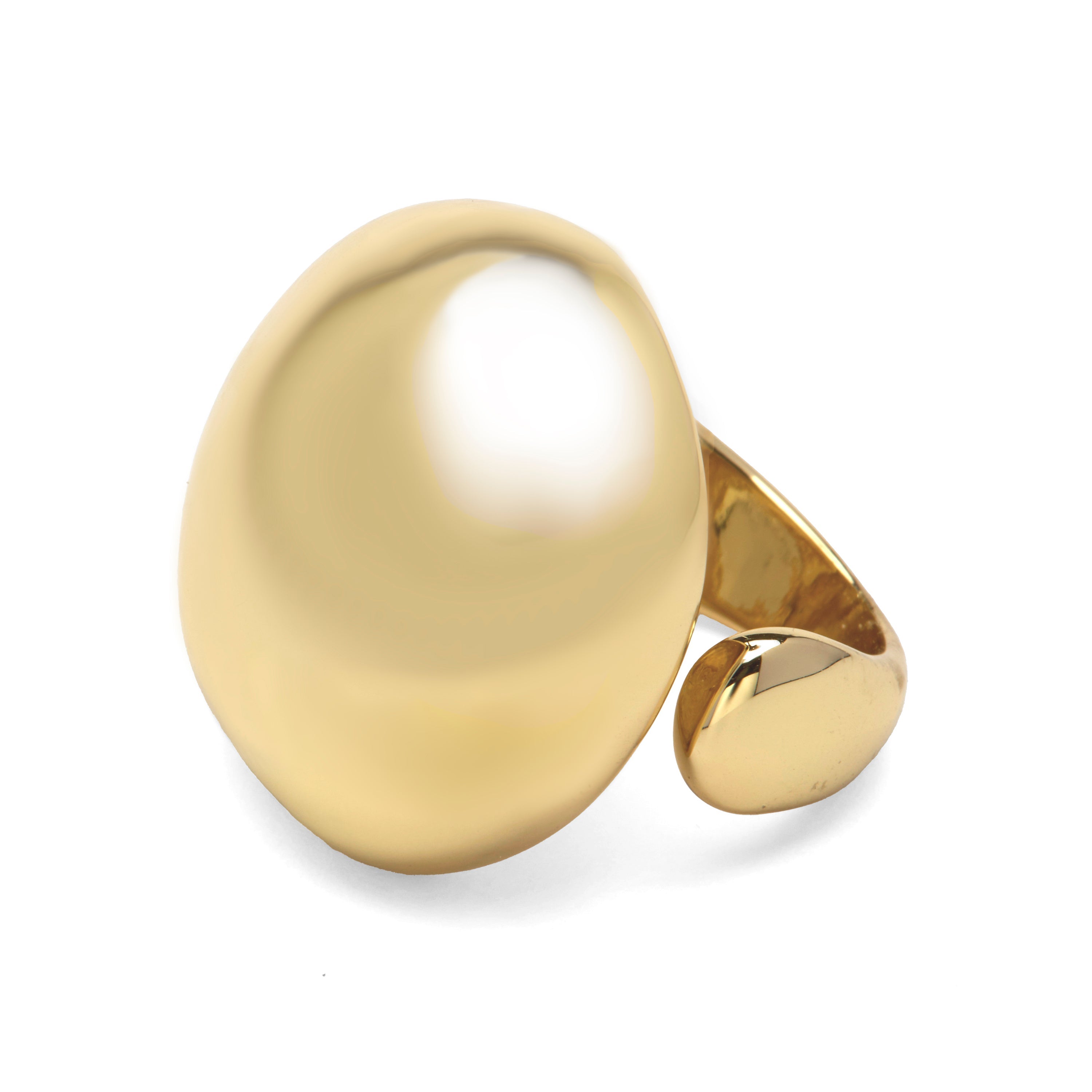 18k yellow gold plated ring - Lussor