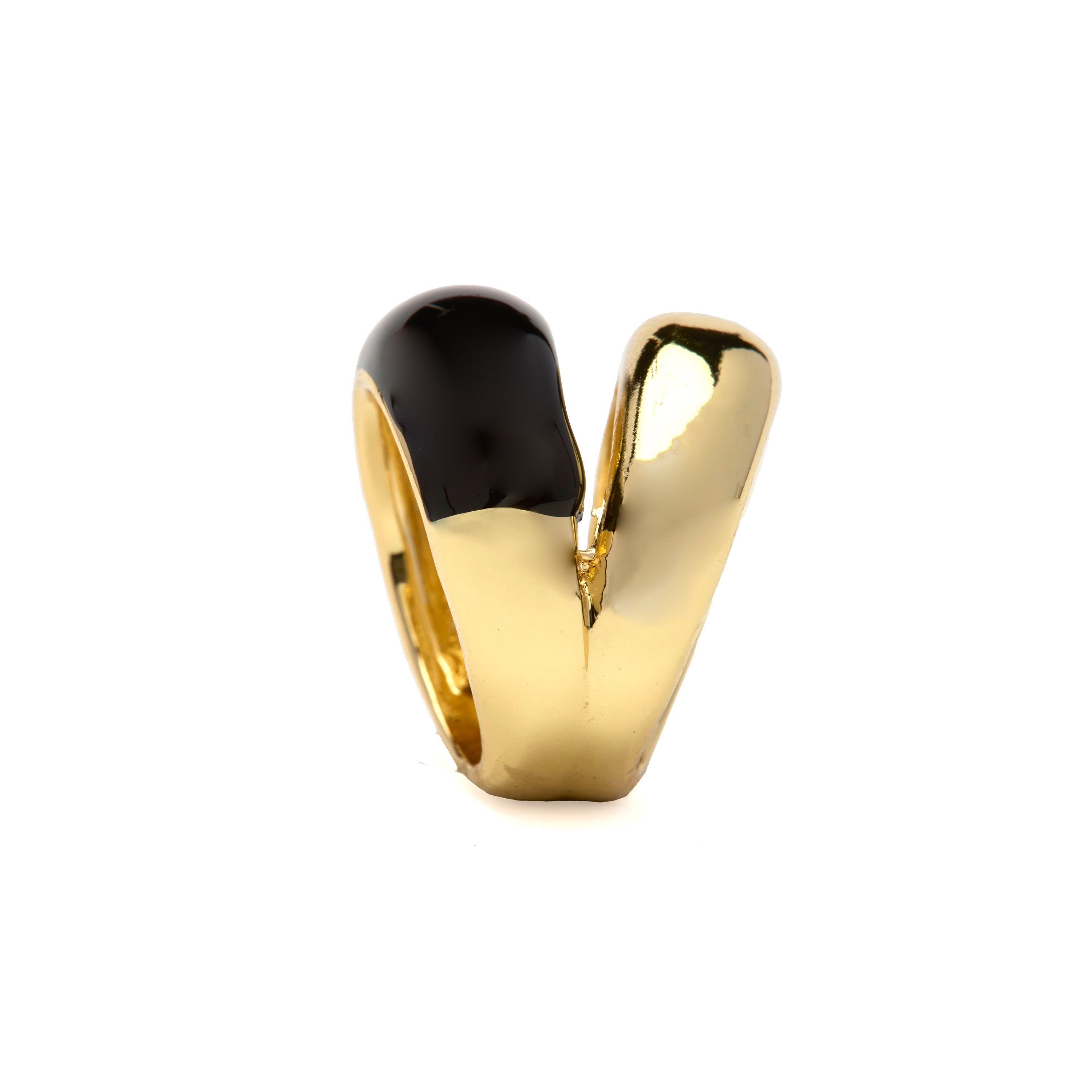 Rhodium-plated ring - Yousmal