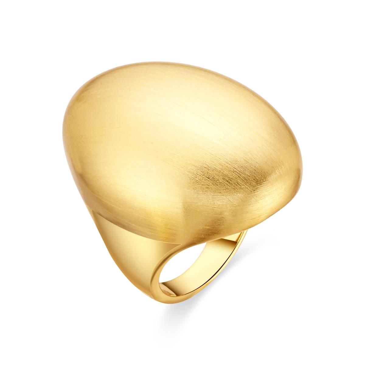 18k yellow gold plated ring - Hissfu