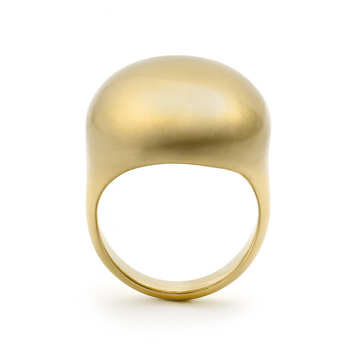18k yellow gold plated ring - Hissfu