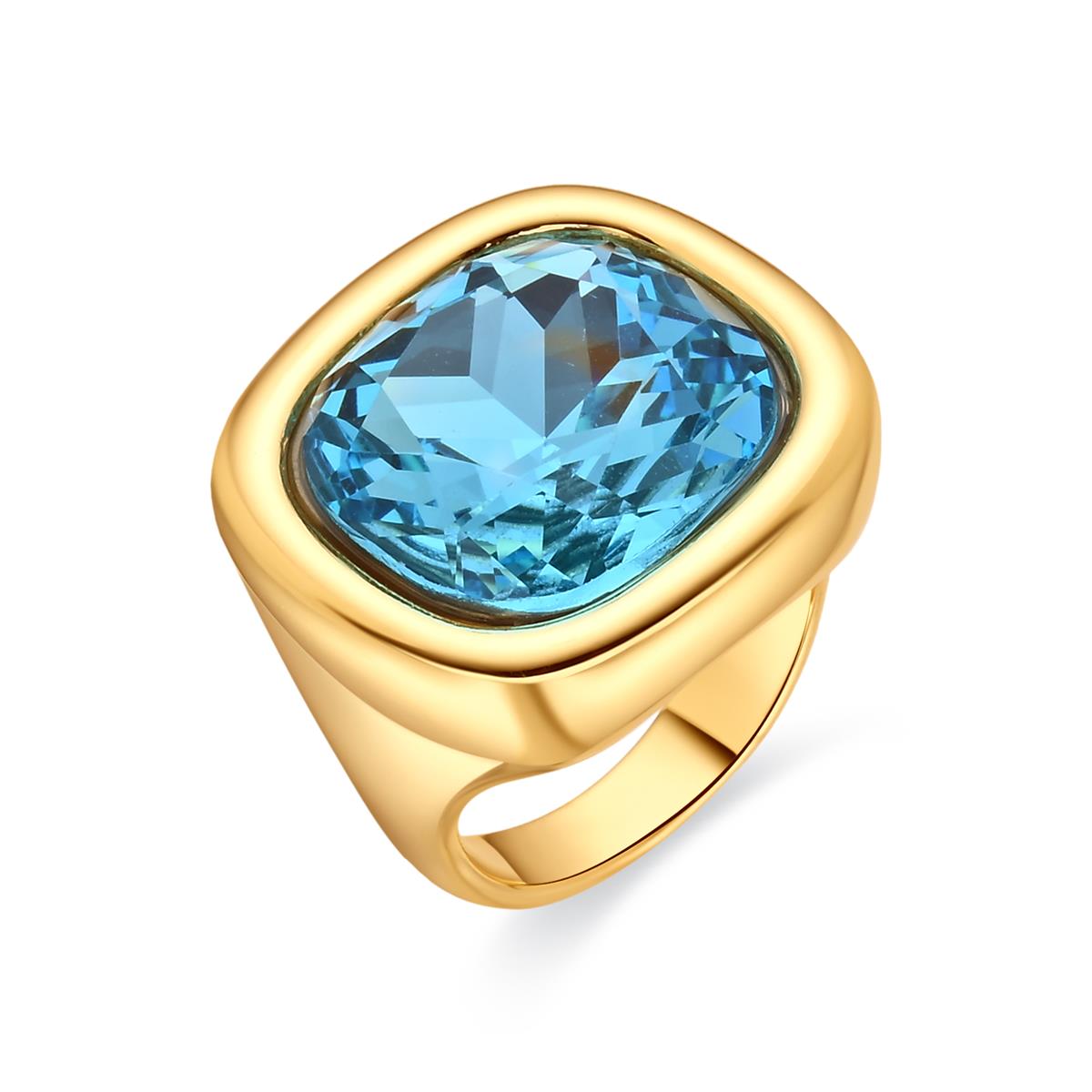 18k yellow gold finish ring - Kibuki