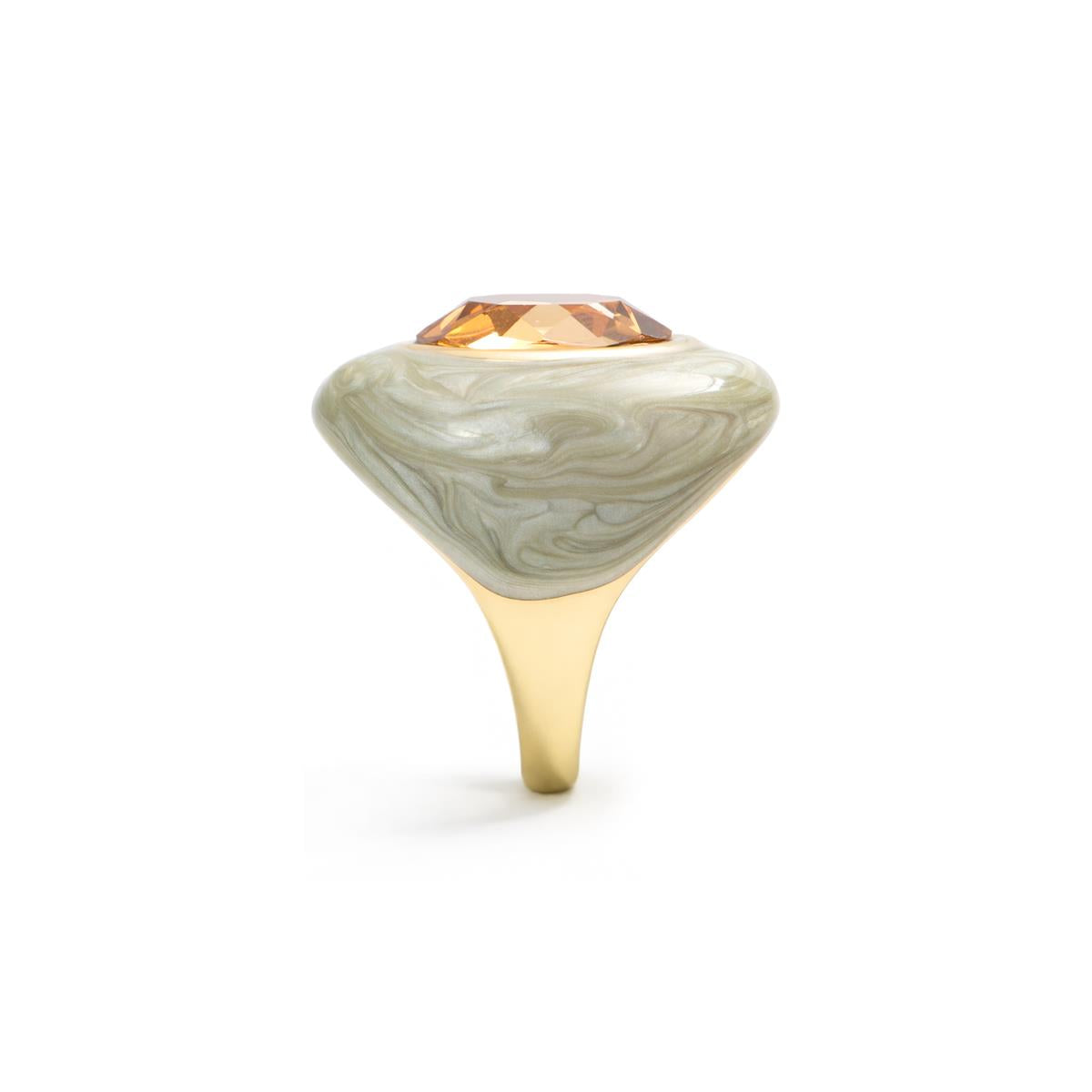 Amarke Ring, 18k yellow gold finish - Amarke