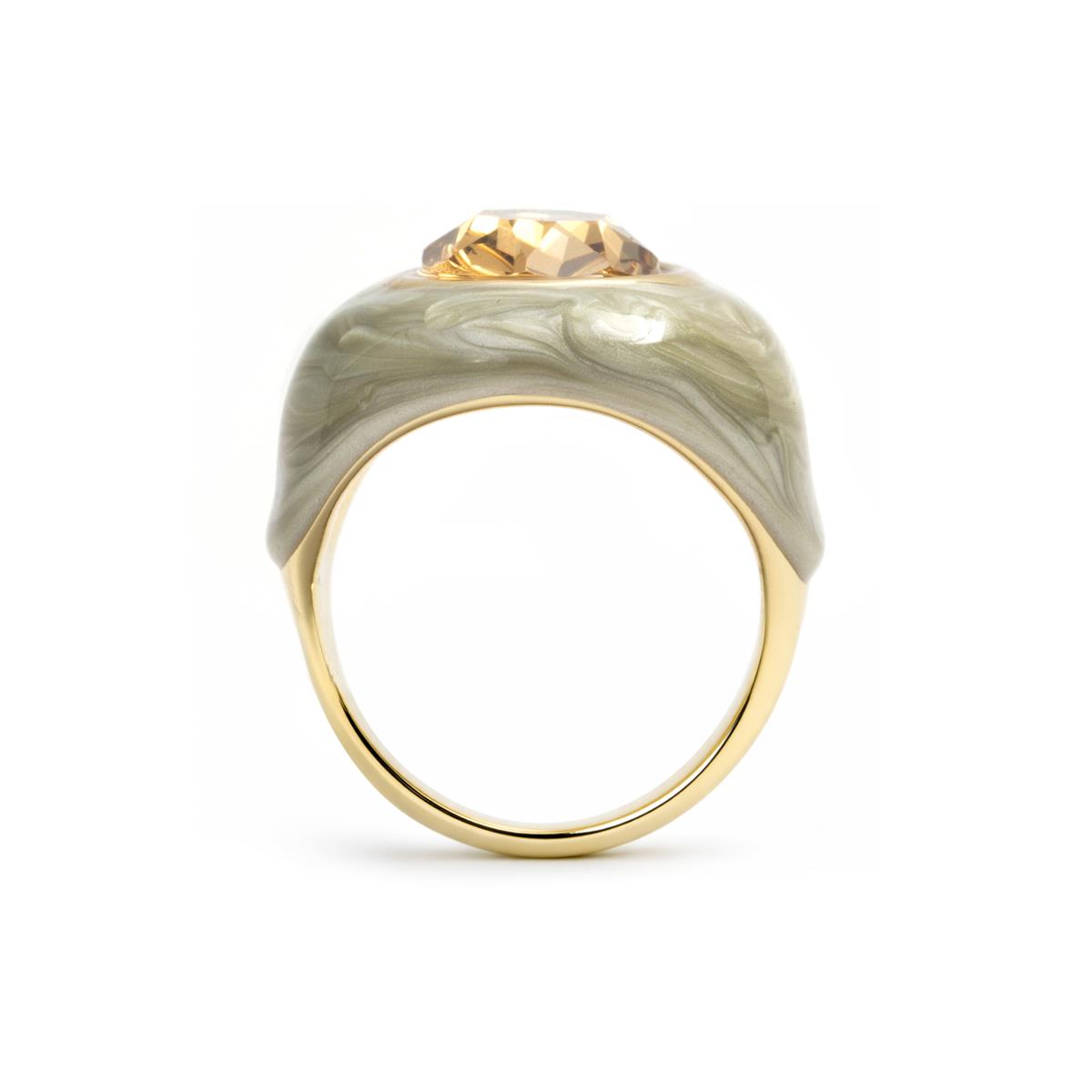 Amarke Ring, 18k yellow gold finish - Amarke