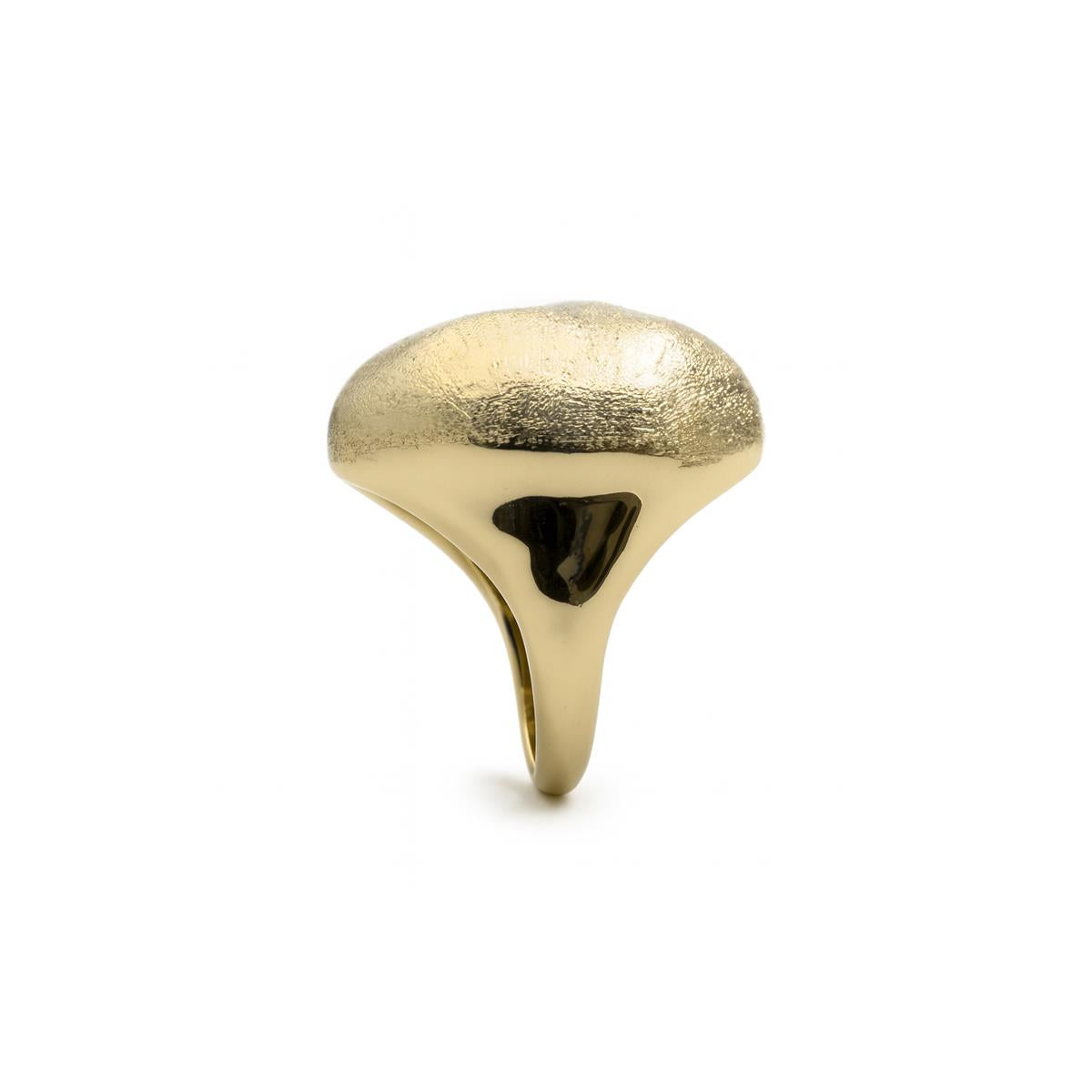 18k yellow gold plated ring - Pukba