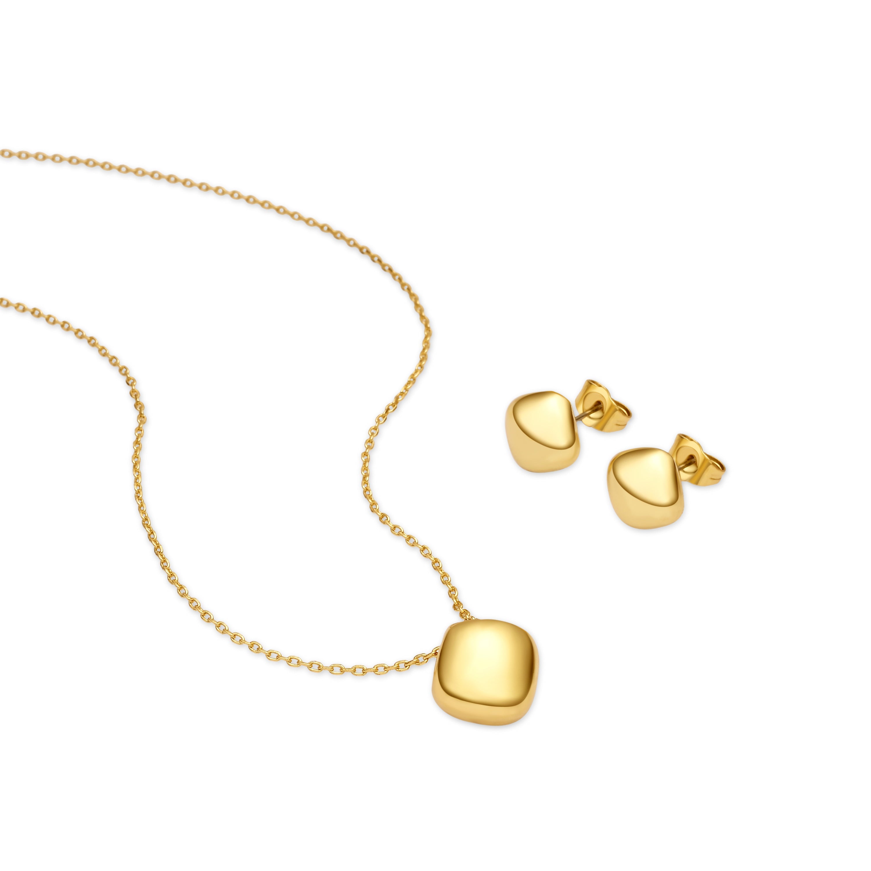 18k yellow gold finished set - Redioa