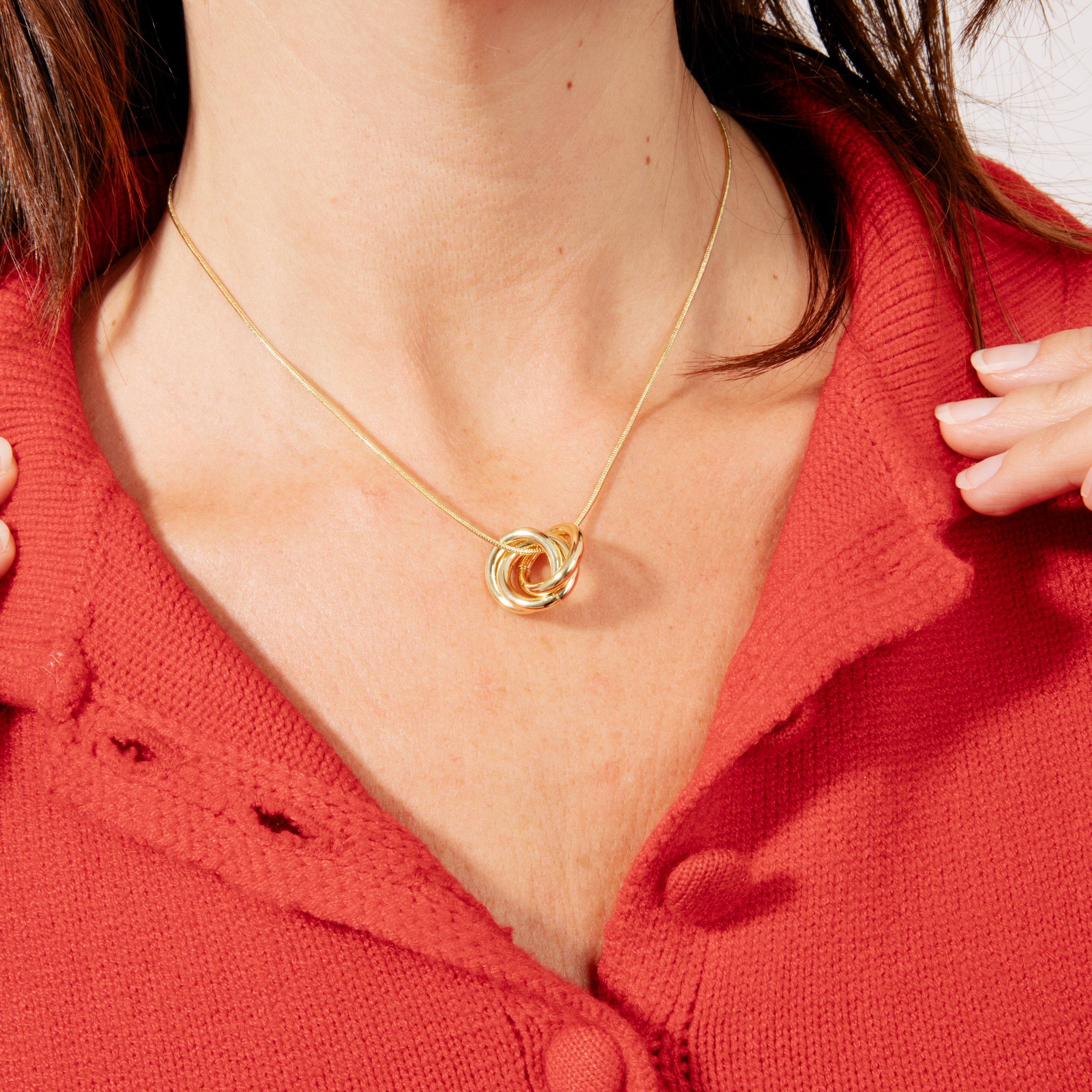 18k yellow gold finished set - Linkap