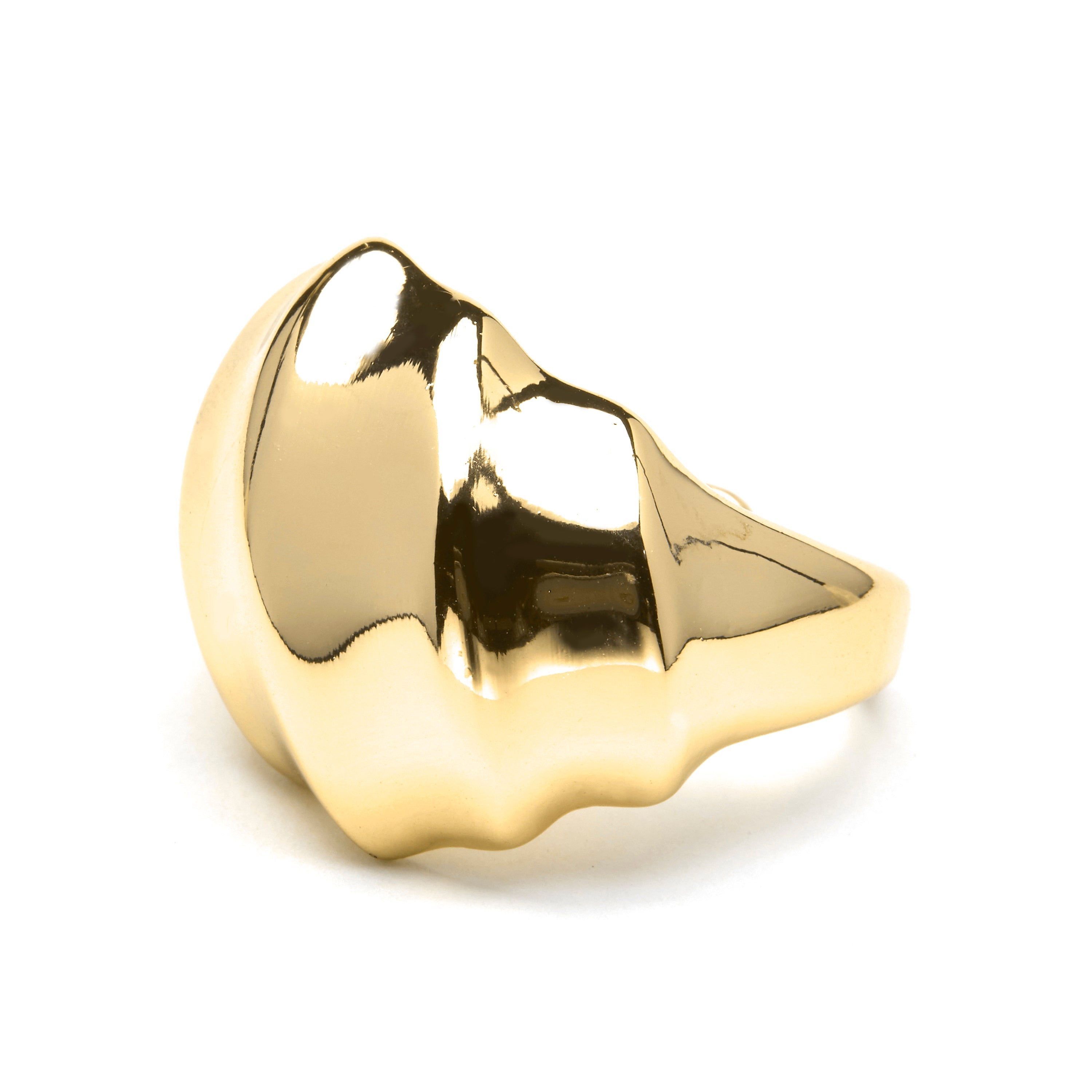 18k yellow gold plated ring - Dinu