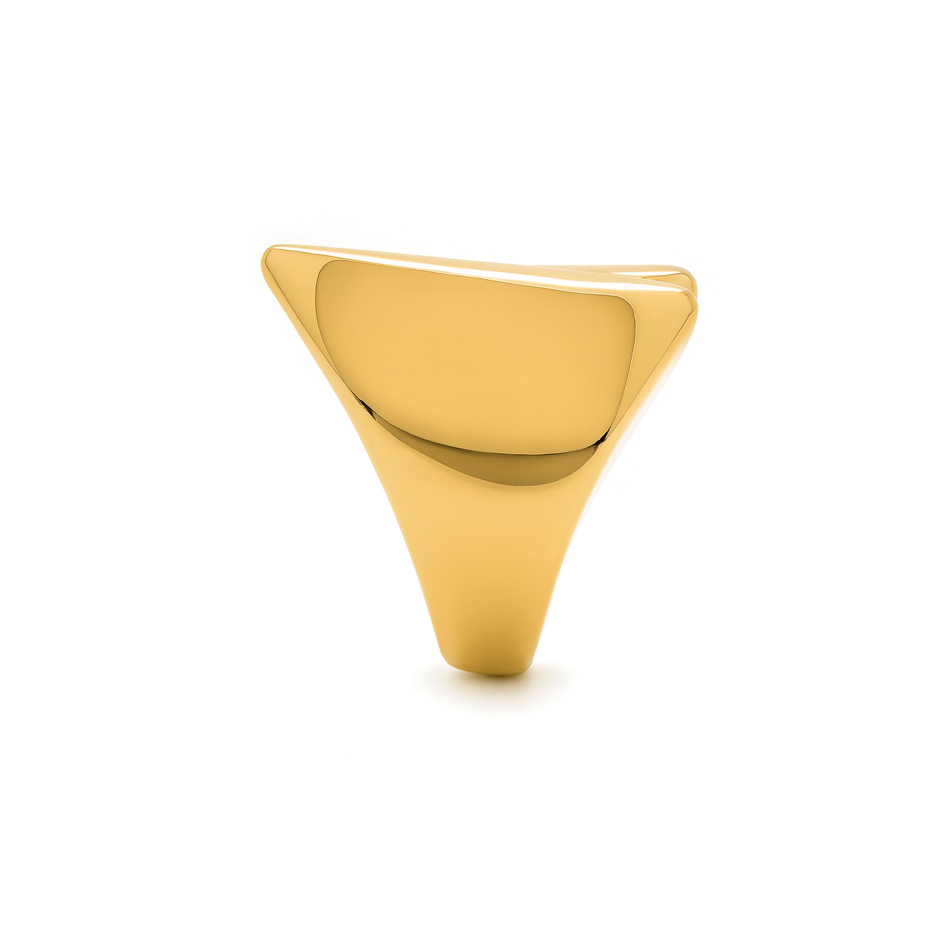18k yellow gold plated ring - Yaslah