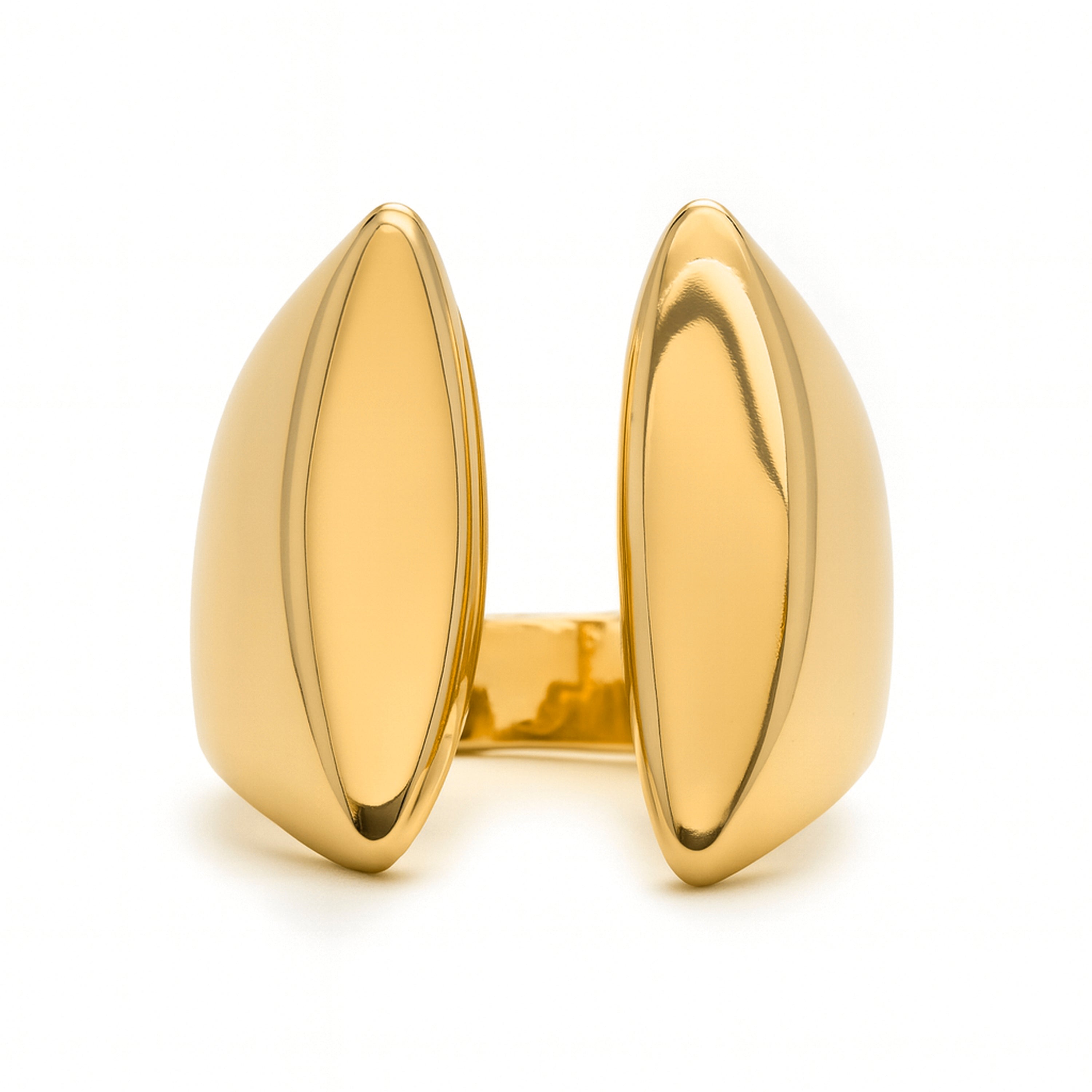 18k yellow gold plated ring - Yaslah