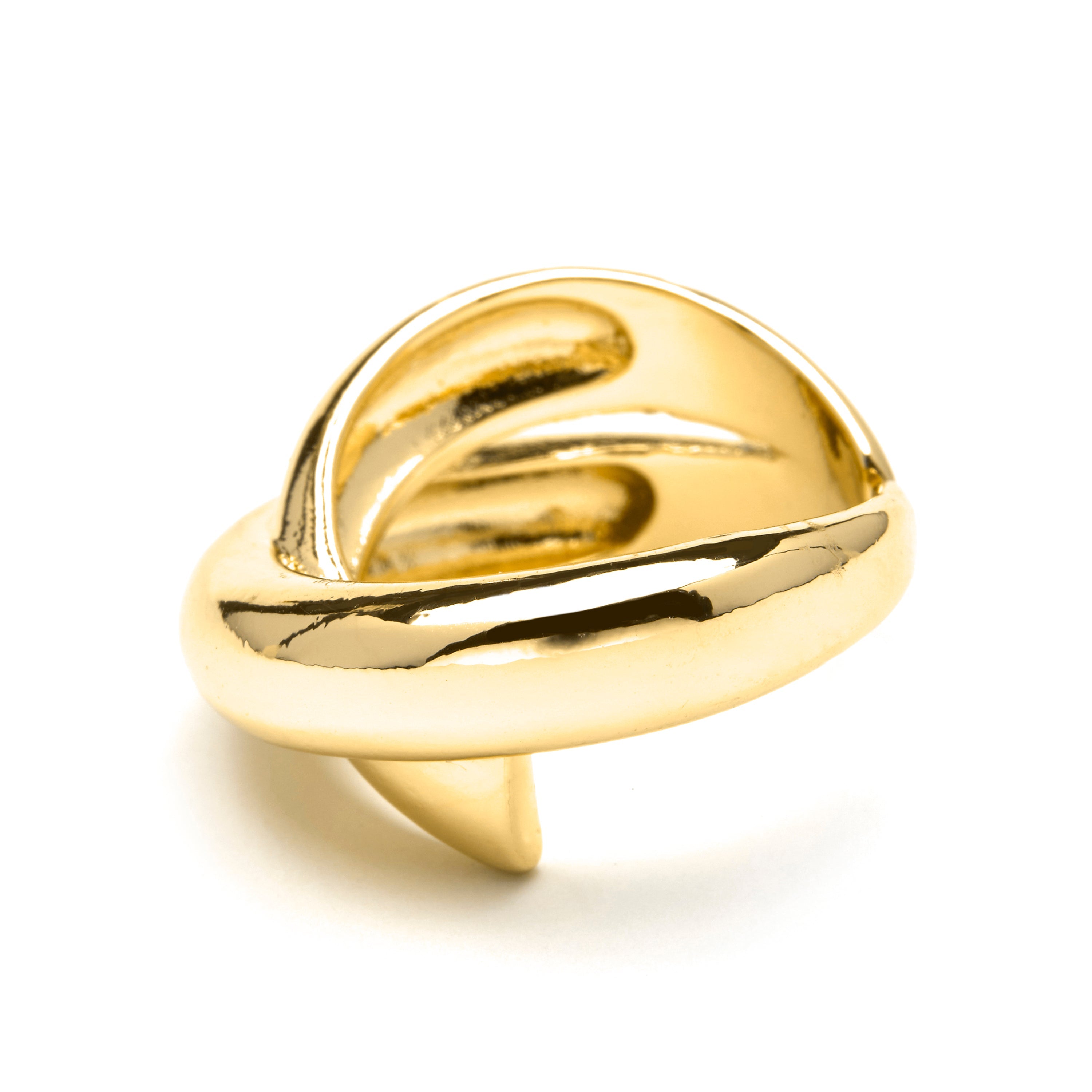18k yellow gold plated ring - Nacui