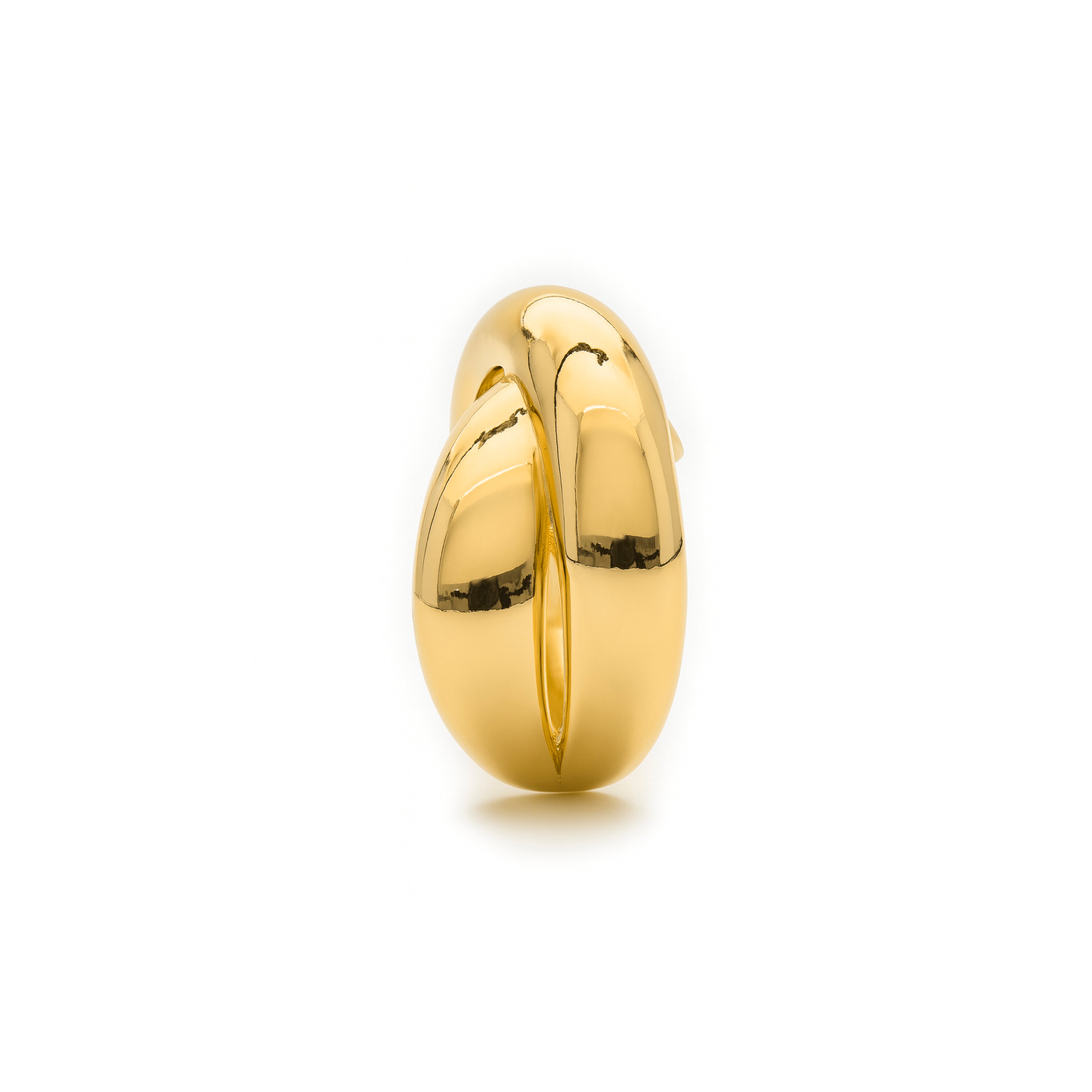 18k yellow gold plated ring - Nacui