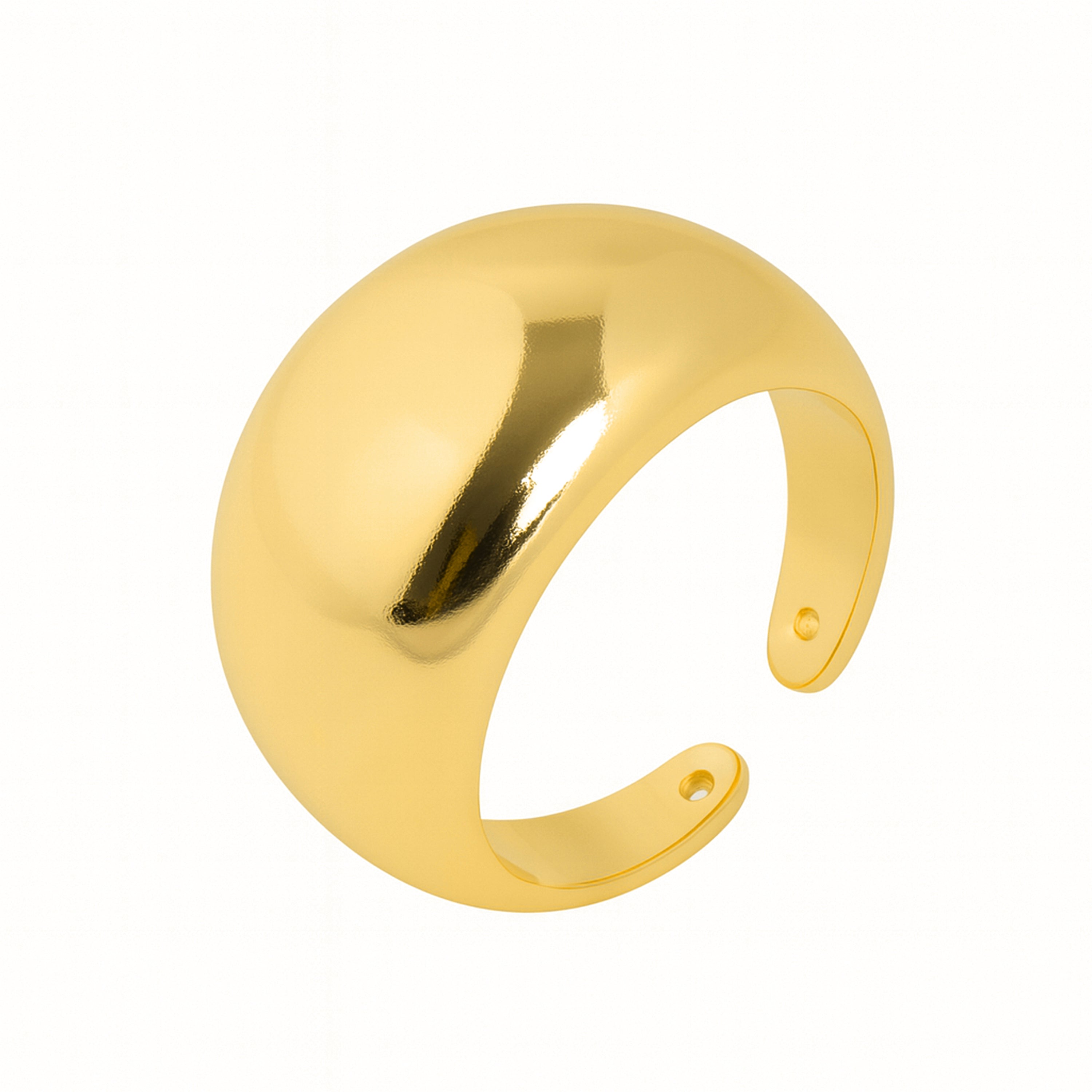 18k Yellow gold-finished ring - Tanys