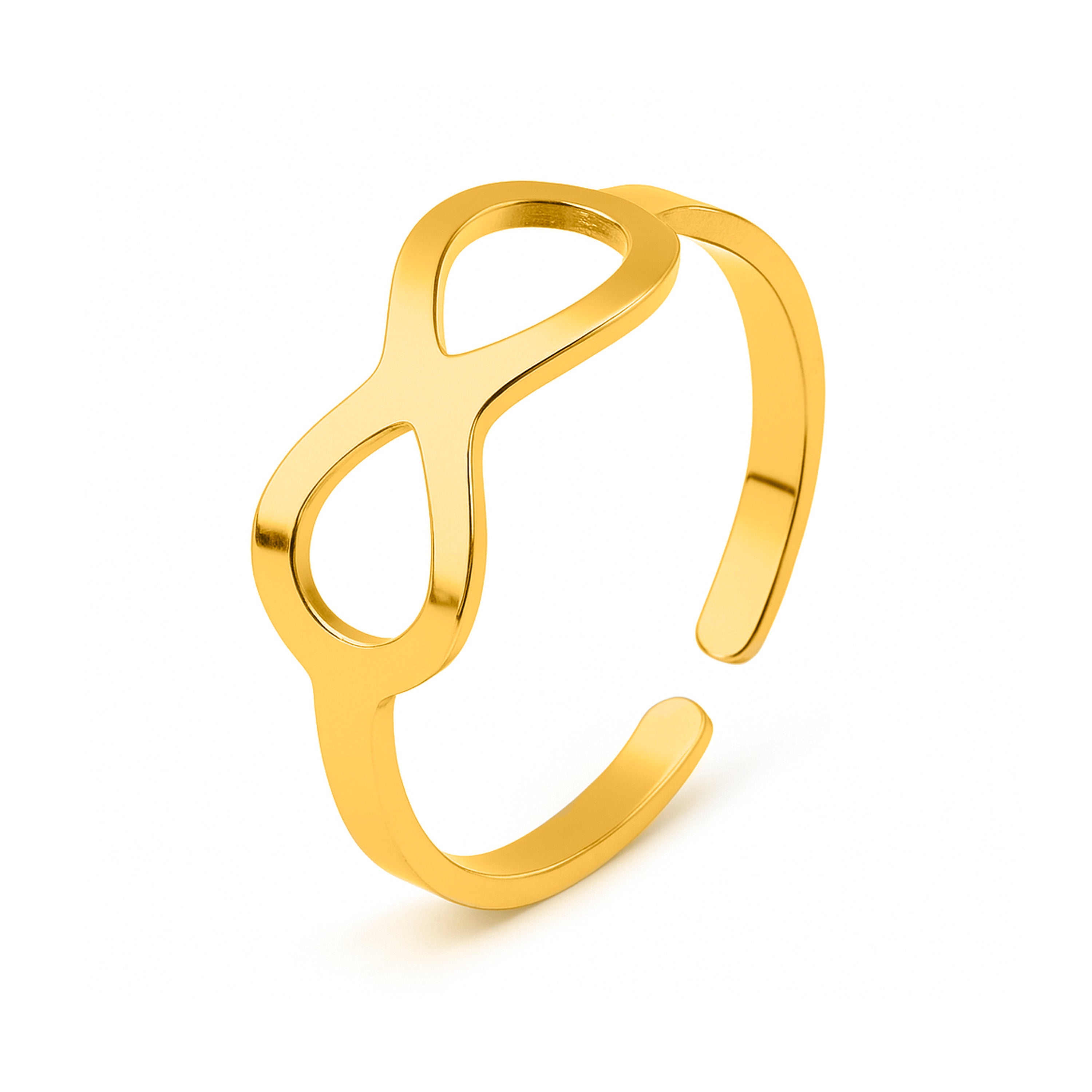 18k yellow gold plated ring - Ziko