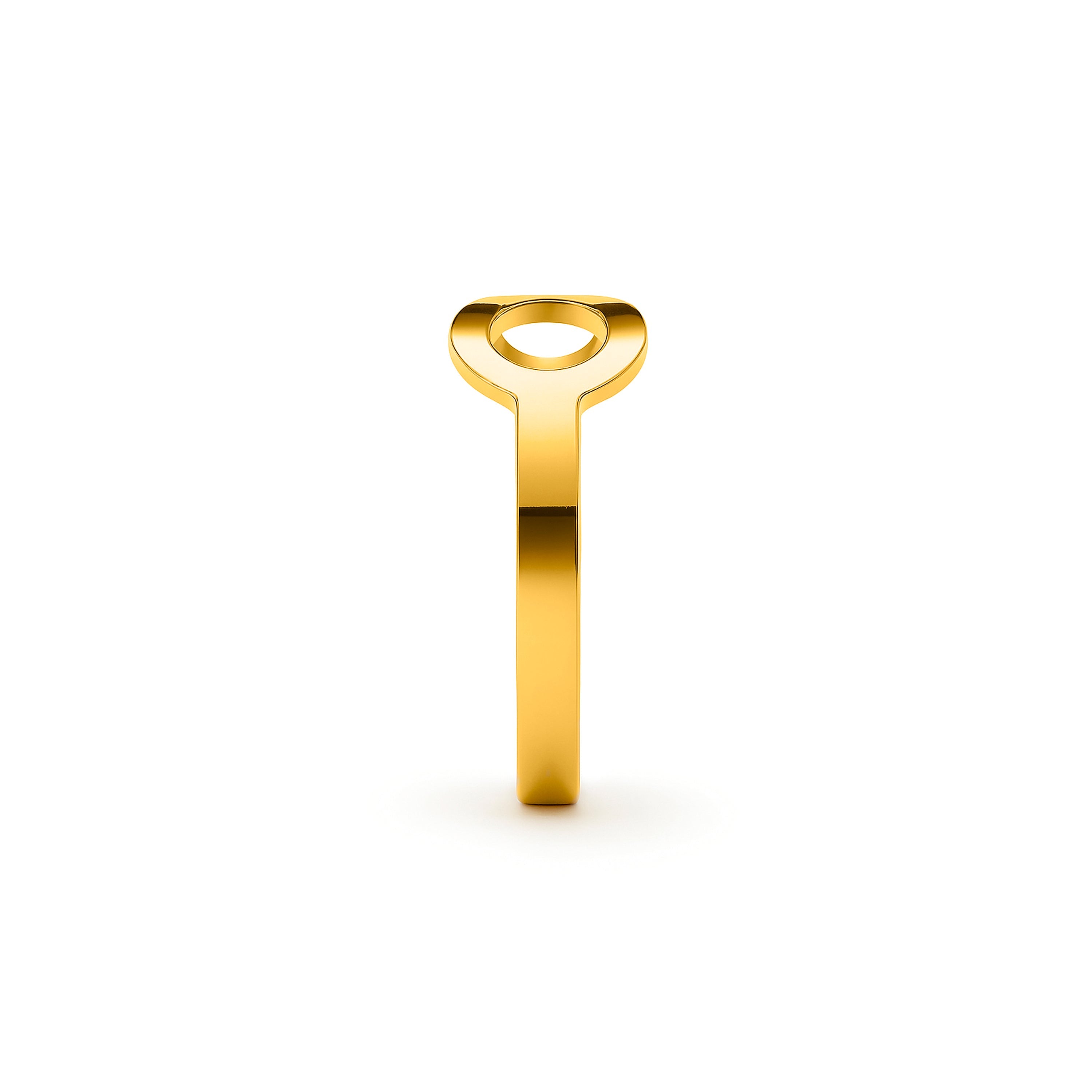 Anillo acabado en oro amarillo de 18k - Ziko